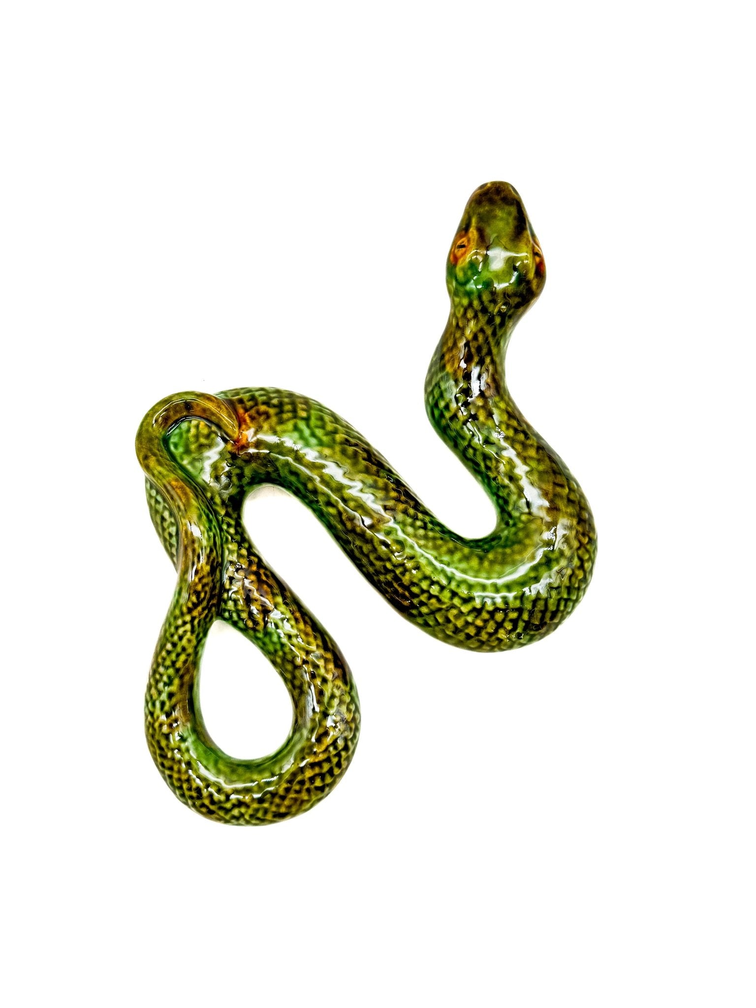 Serpiente verde (Varios tamaños) - moruecoceramicas