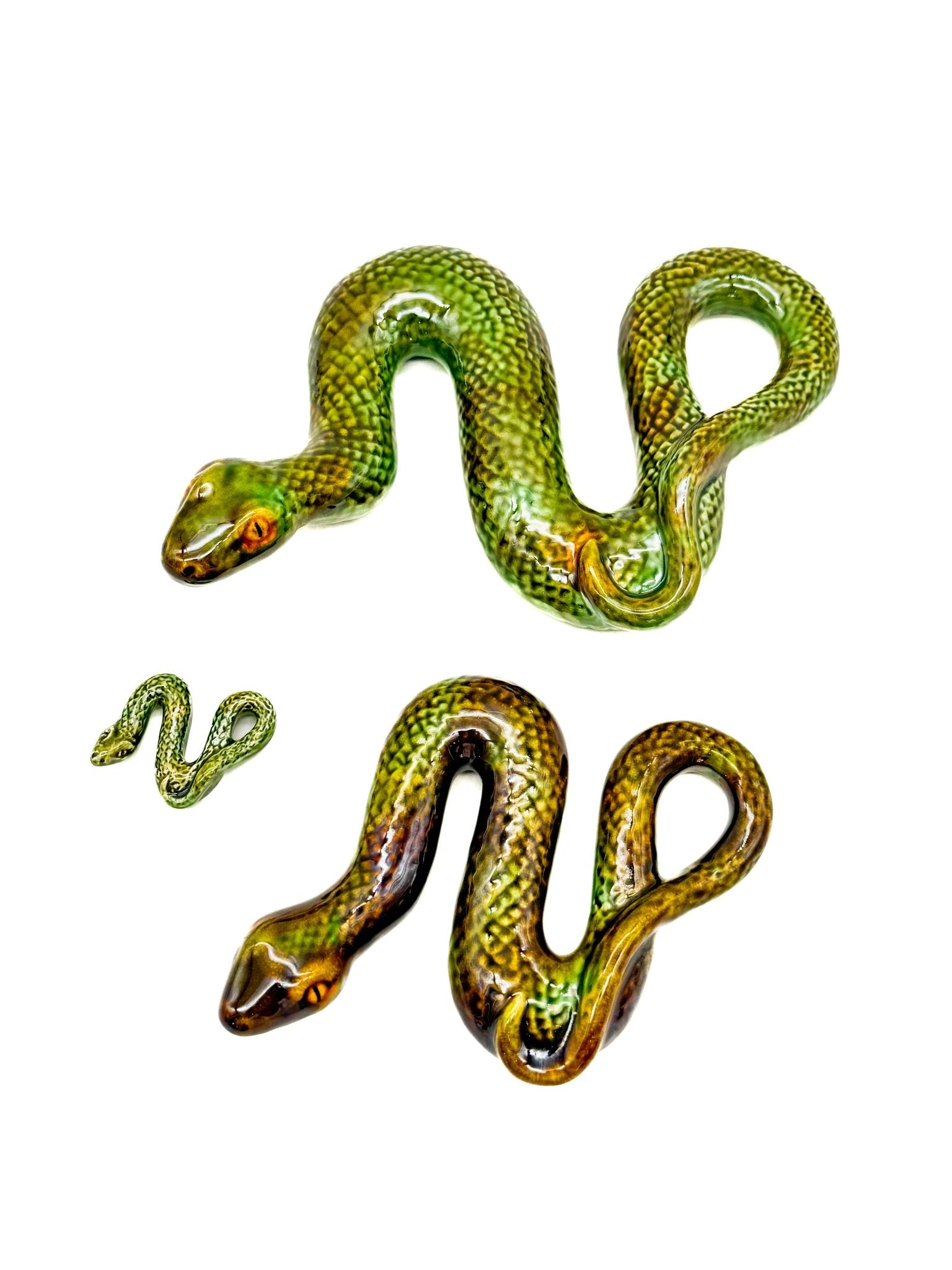 Serpiente verde (Varios tamaños) - moruecoceramicas