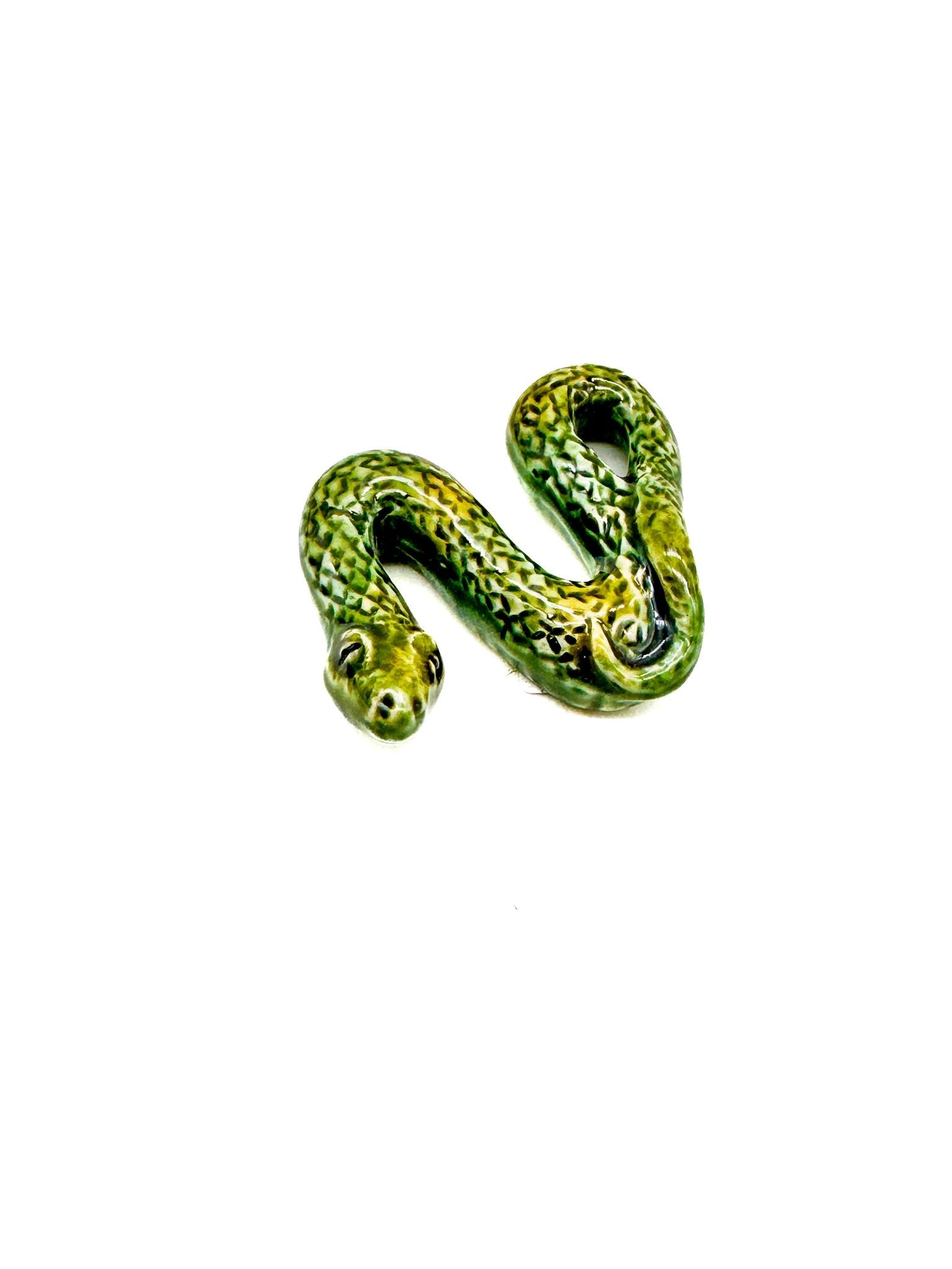 Serpiente verde (Varios tamaños) - moruecoceramicas