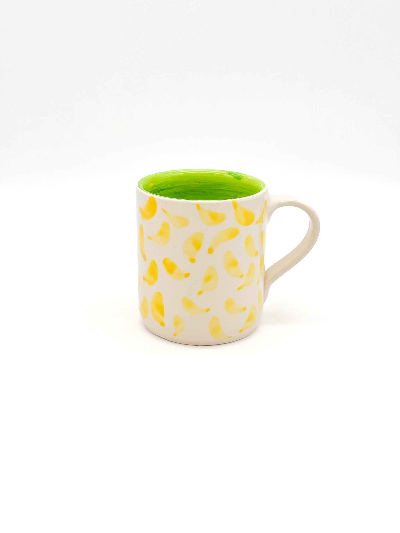 Taza Drops Yellow-Green - DUO - moruecoceramicas