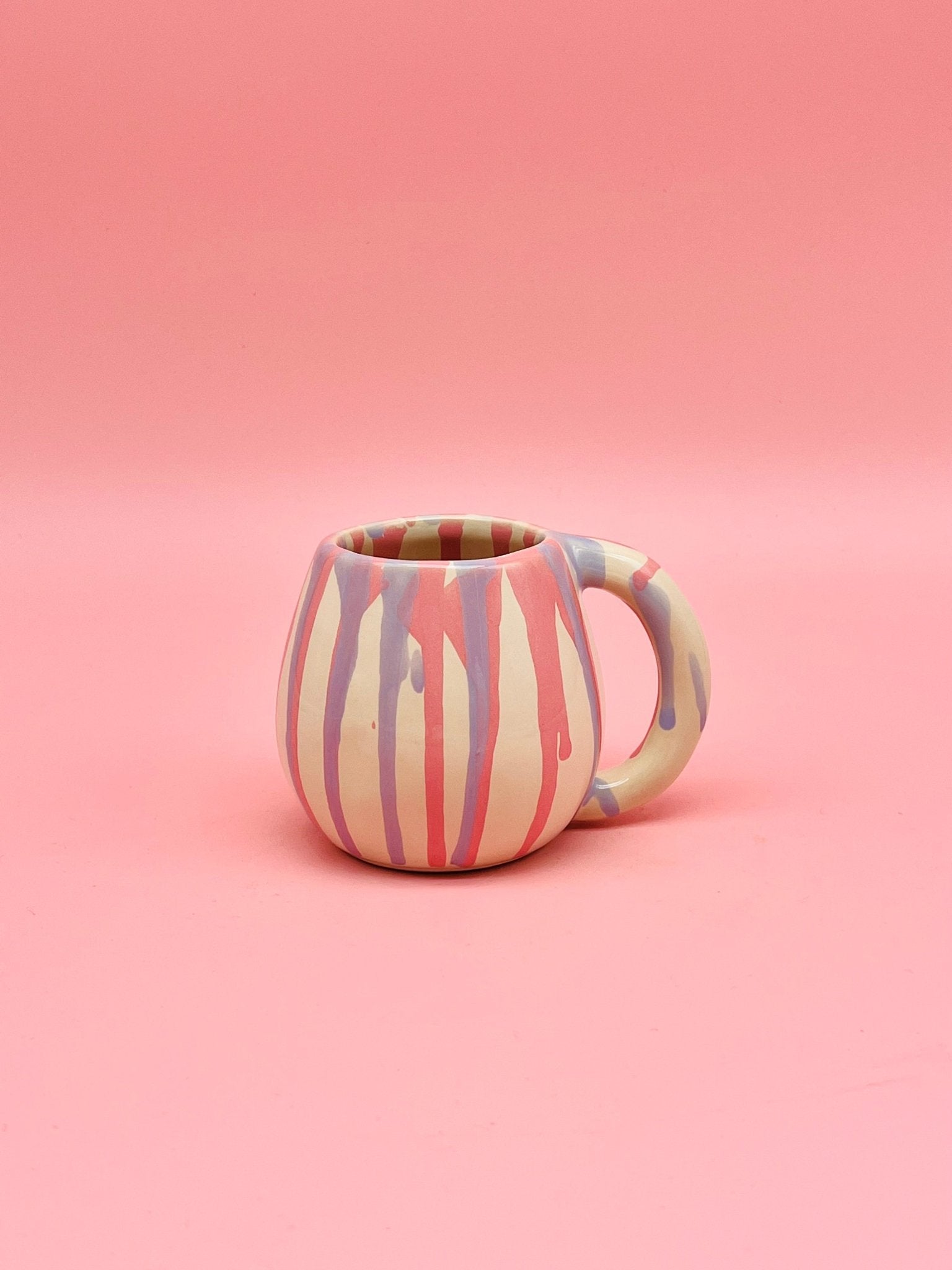 Taza Ice Cream Purple-Pink - moruecoceramicas