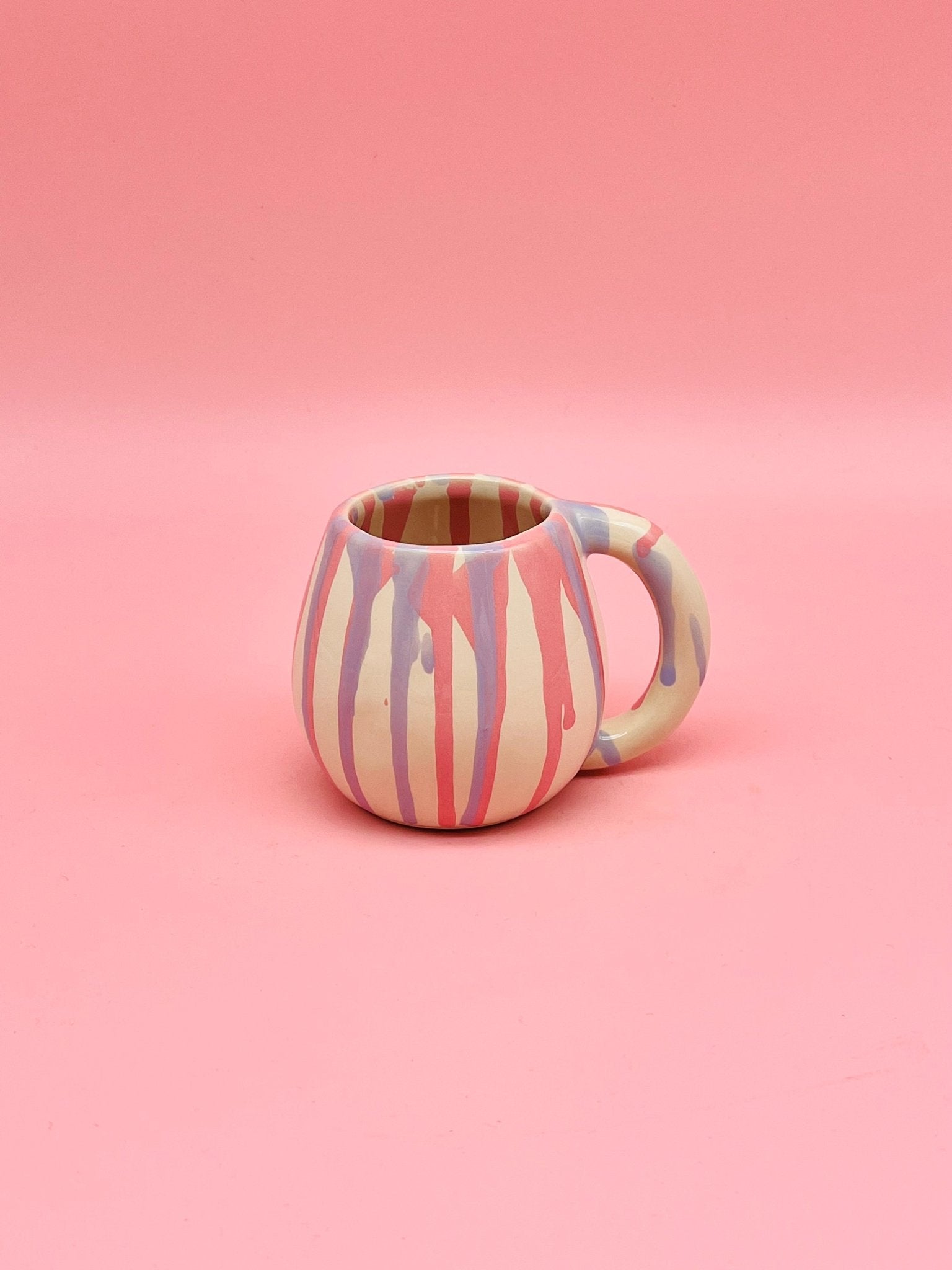 Taza Ice Cream Purple-Pink - moruecoceramicas