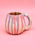 Taza Ice Cream Purple-Pink - moruecoceramicas