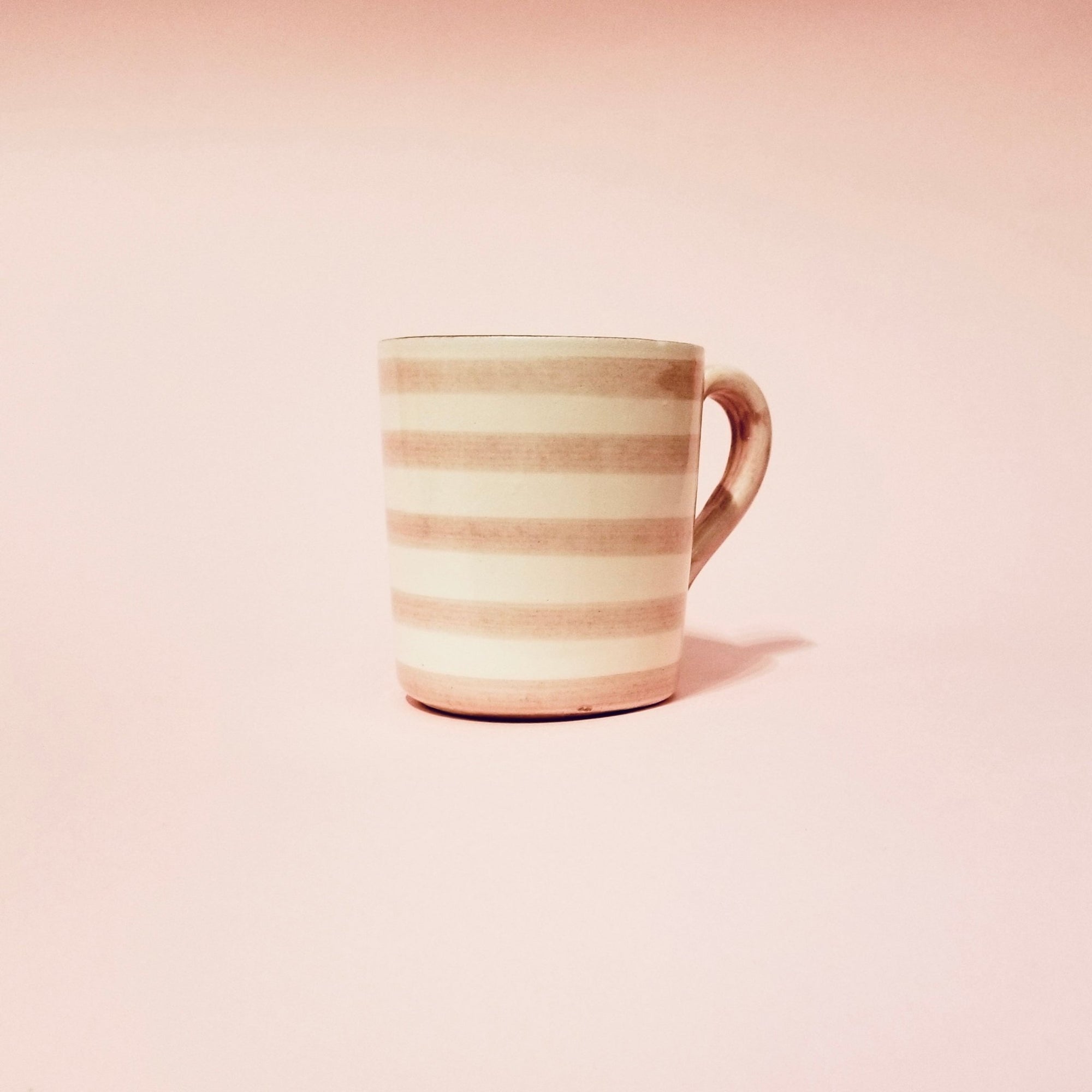 Taza listas rosa 02 - moruecoceramicas