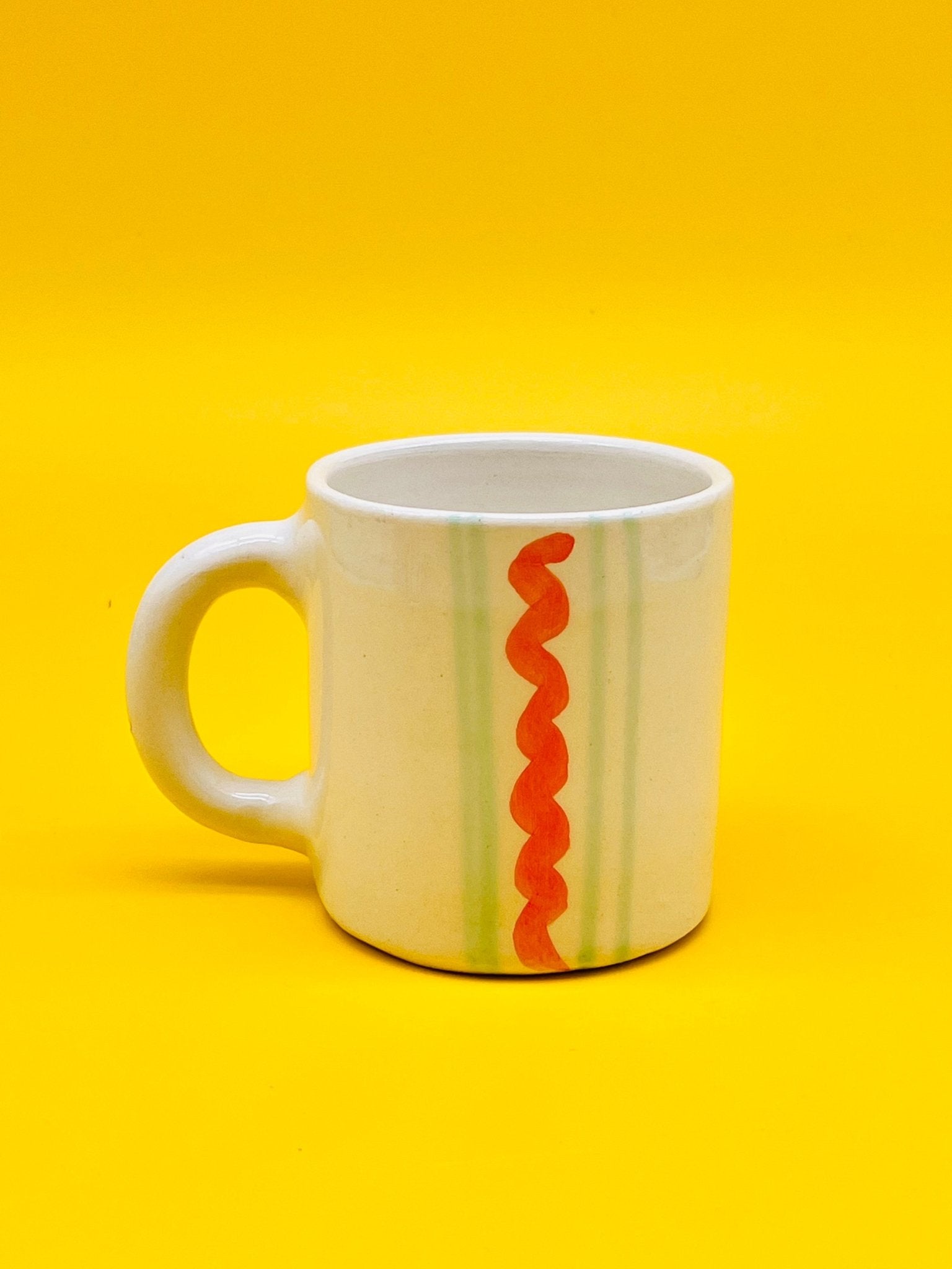 Taza Mint-Orange Morueco - moruecoceramicas