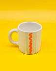 Taza Mint-Orange Morueco - moruecoceramicas