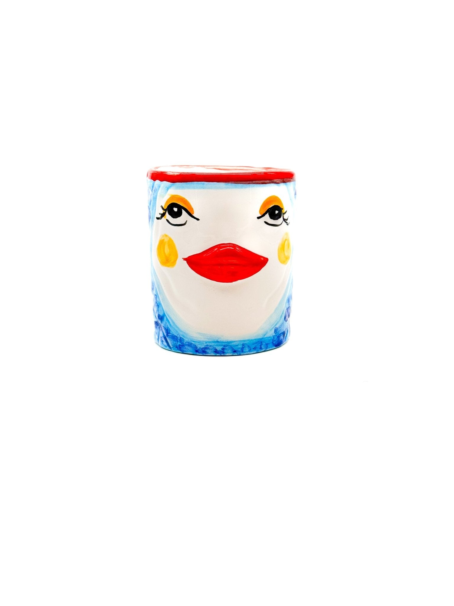 Taza Sexy Fish Rojo - Azul - moruecoceramicas