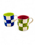 Taza SQUARE BLUE - DUO - moruecoceramicas