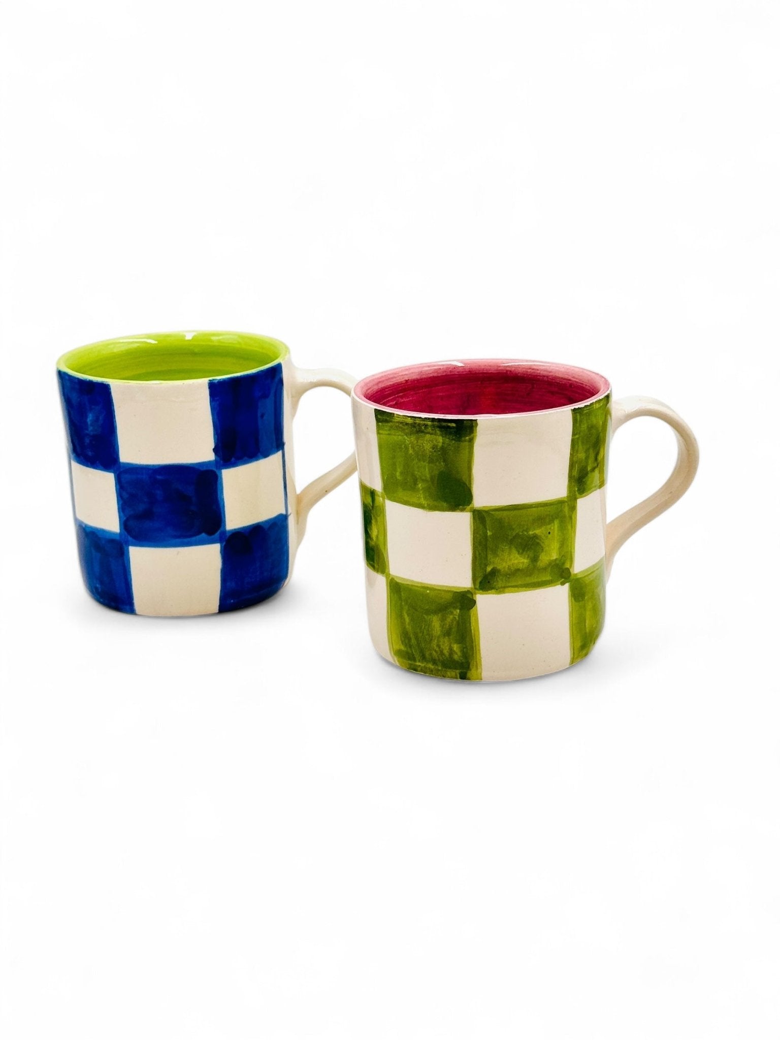 Taza SQUARE GREEN - DUO - moruecoceramicas