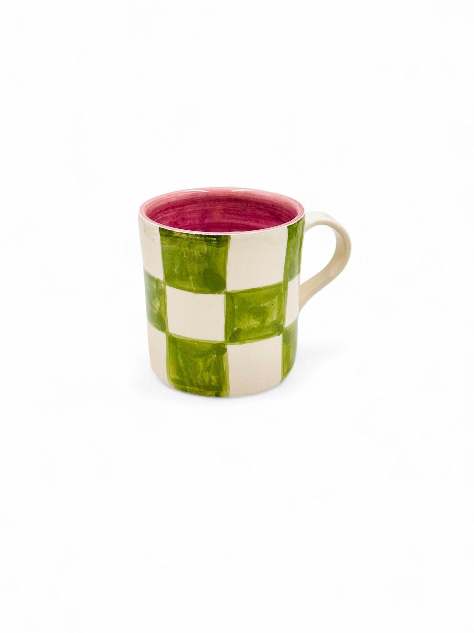 Taza SQUARE GREEN - DUO - moruecoceramicas