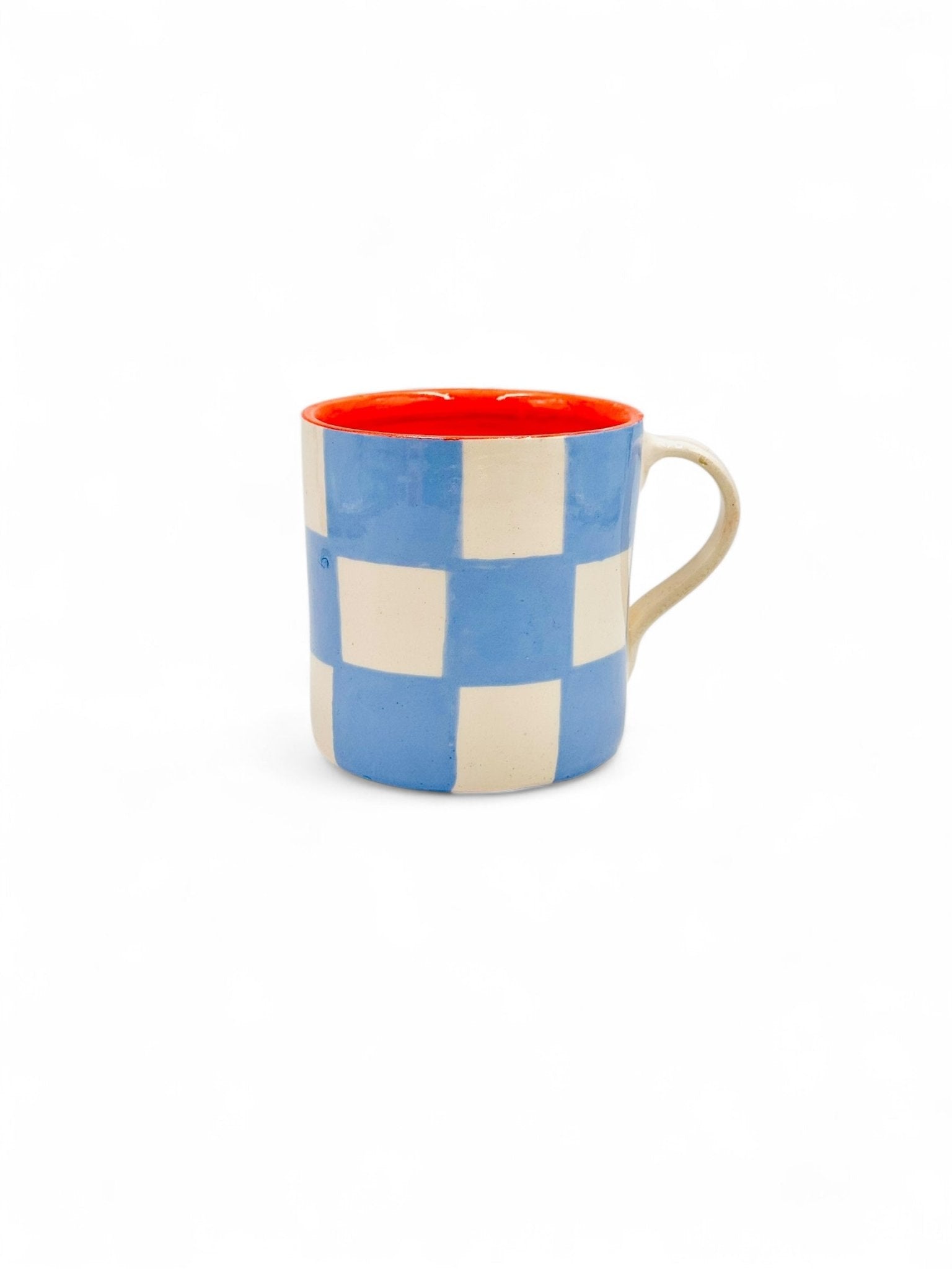 Taza SQUARE LIGHT BLUE - DUO - moruecoceramicas