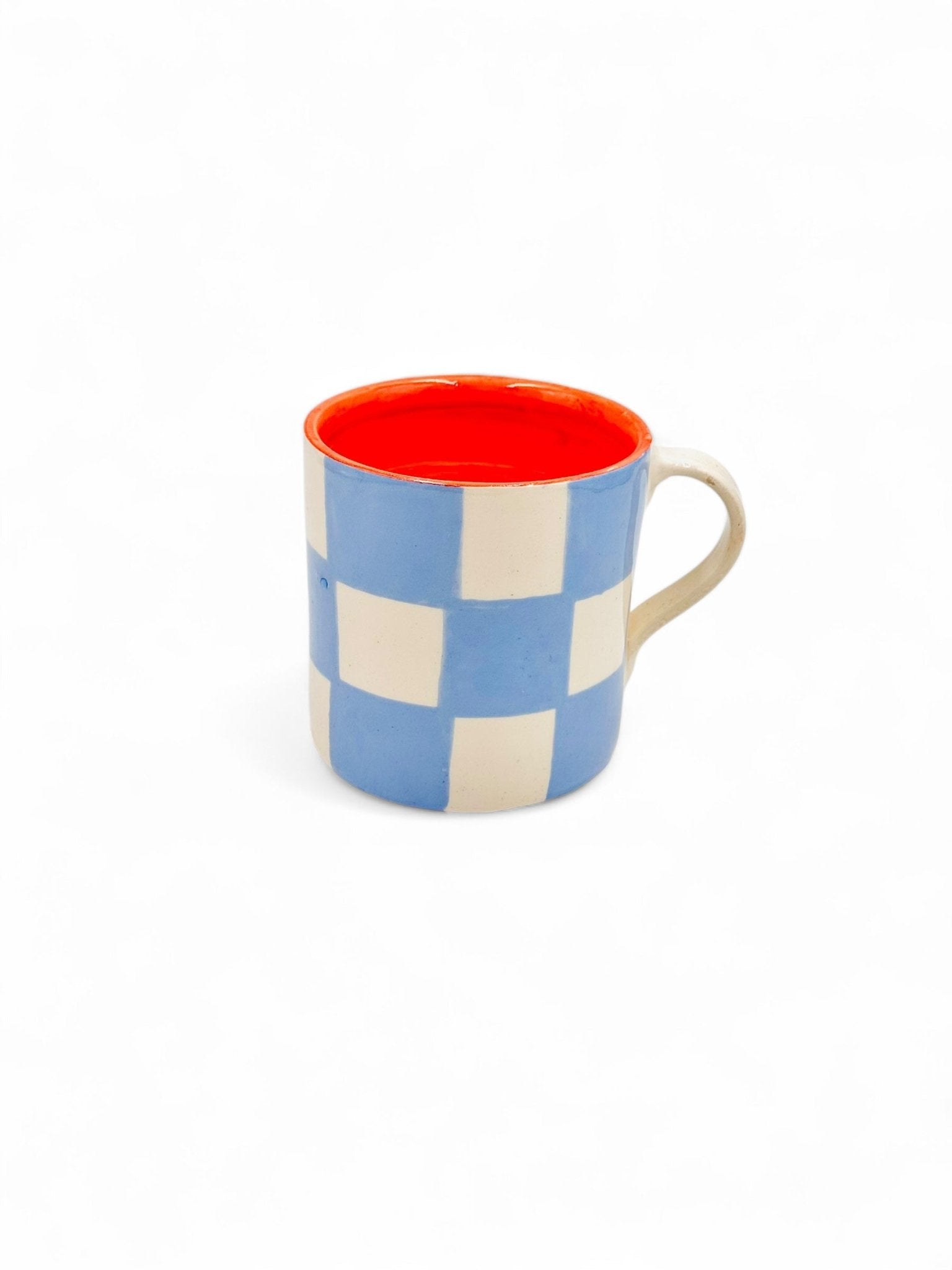 Taza SQUARE LIGHT BLUE - DUO - moruecoceramicas