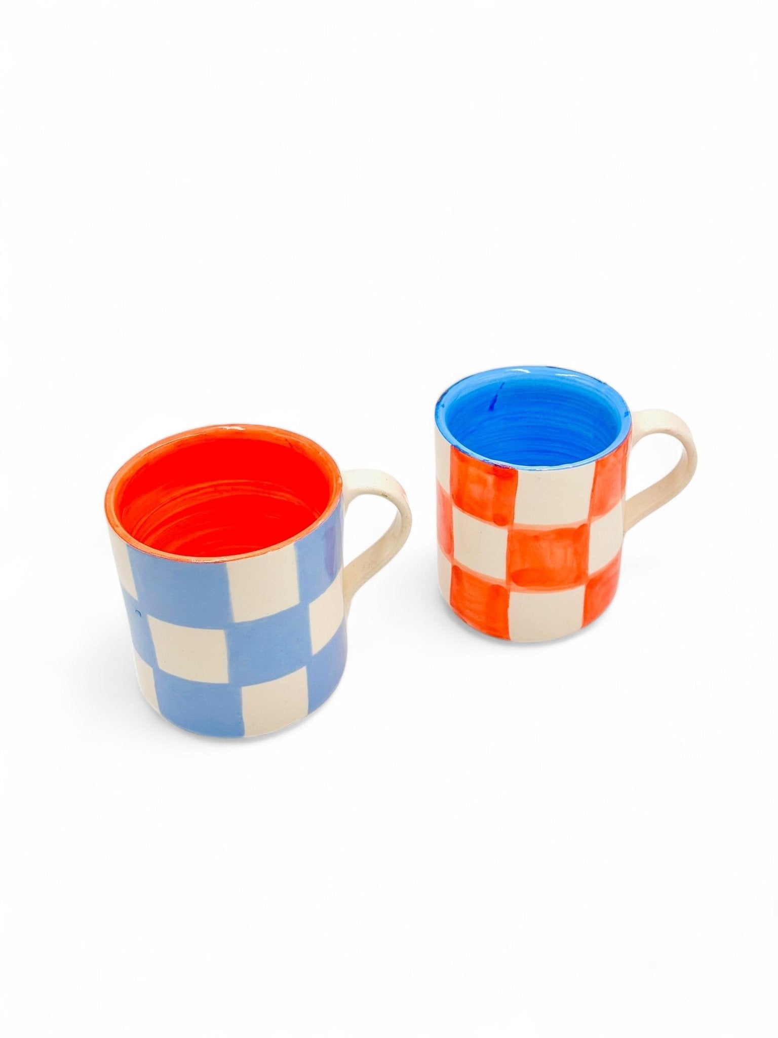 Taza SQUARE ORANGE - DUO - moruecoceramicas