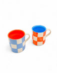 Taza SQUARE ORANGE - DUO - moruecoceramicas