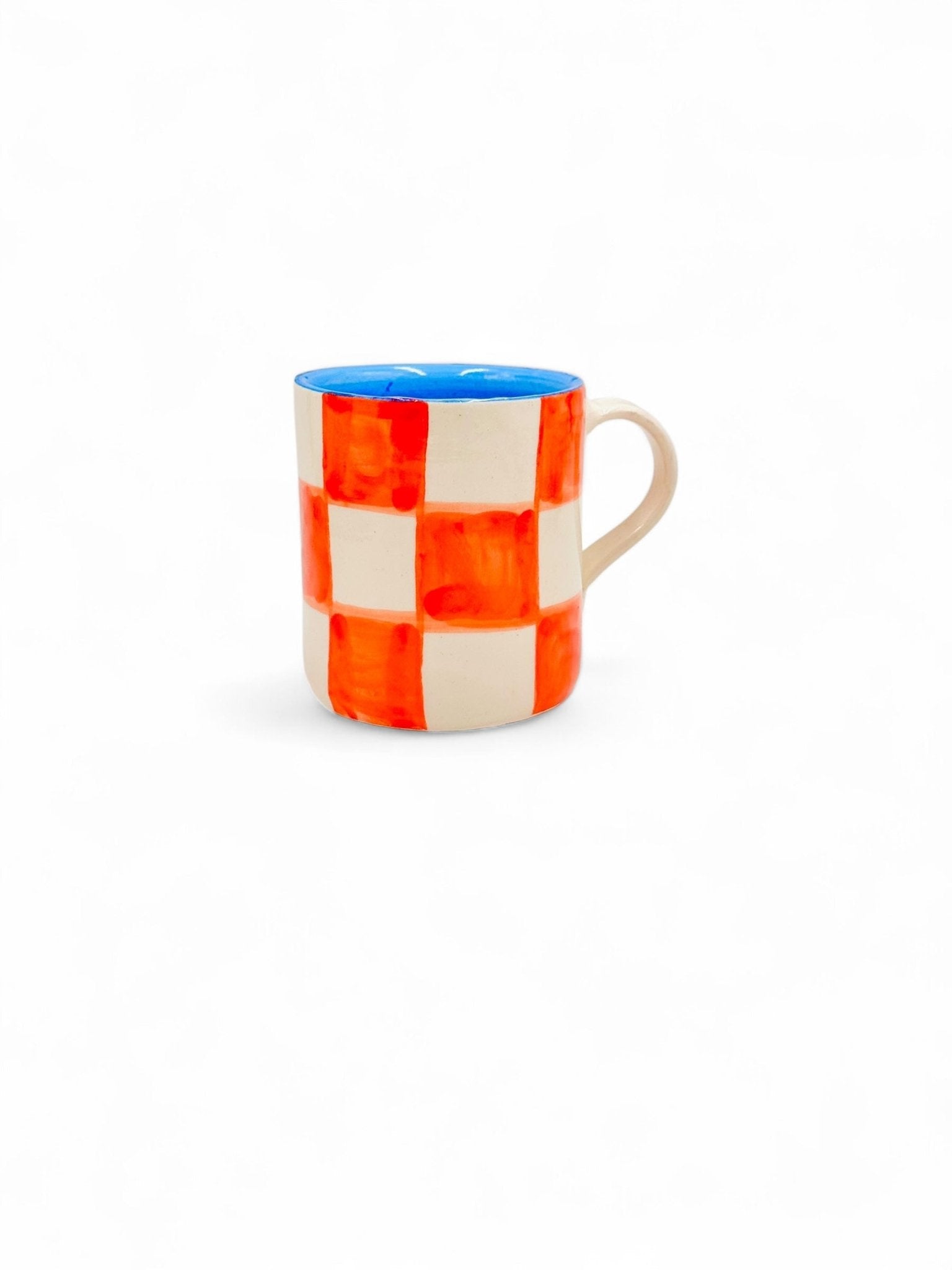 Taza SQUARE ORANGE - DUO - moruecoceramicas