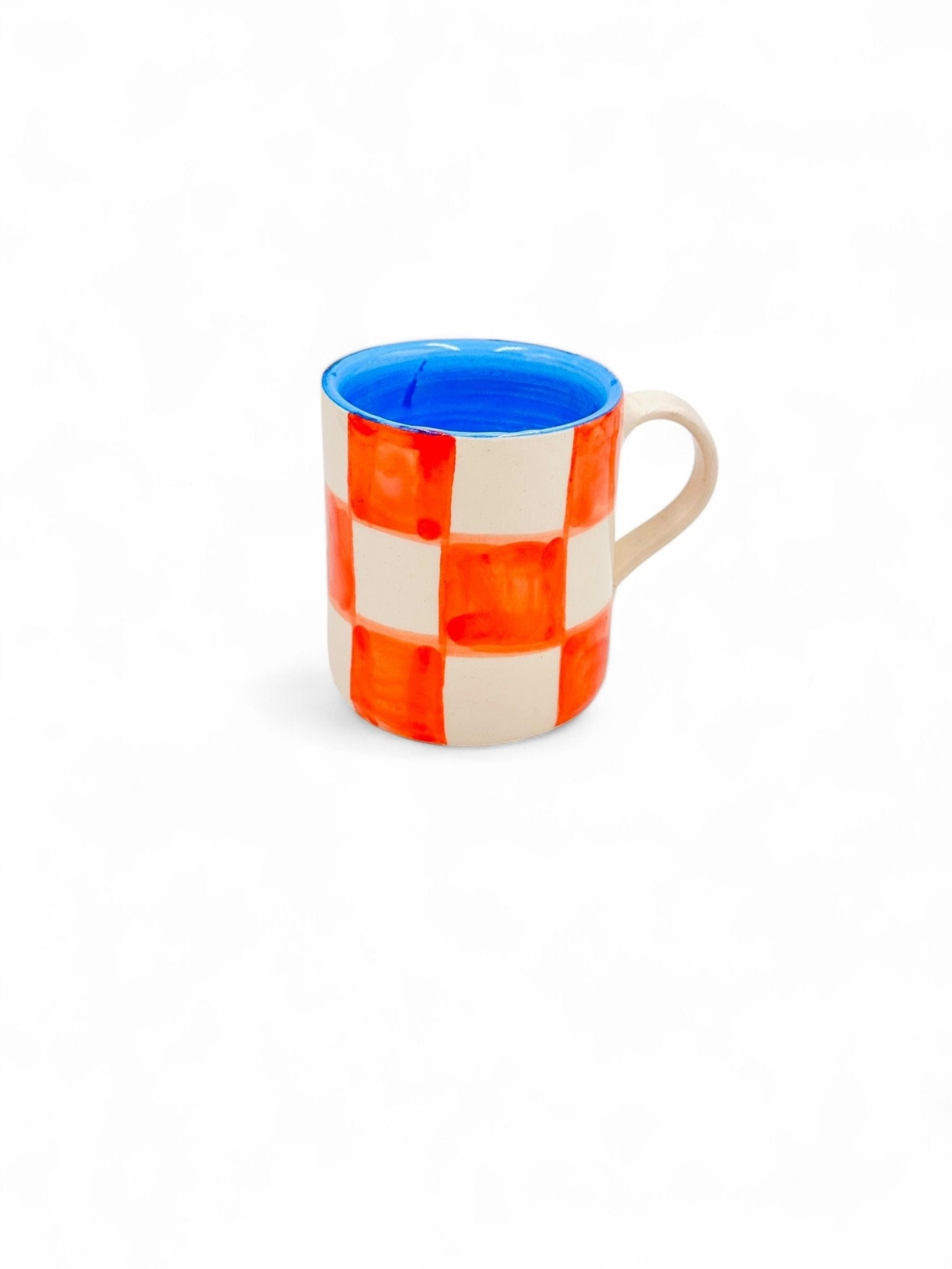 Taza SQUARE ORANGE - DUO - moruecoceramicas