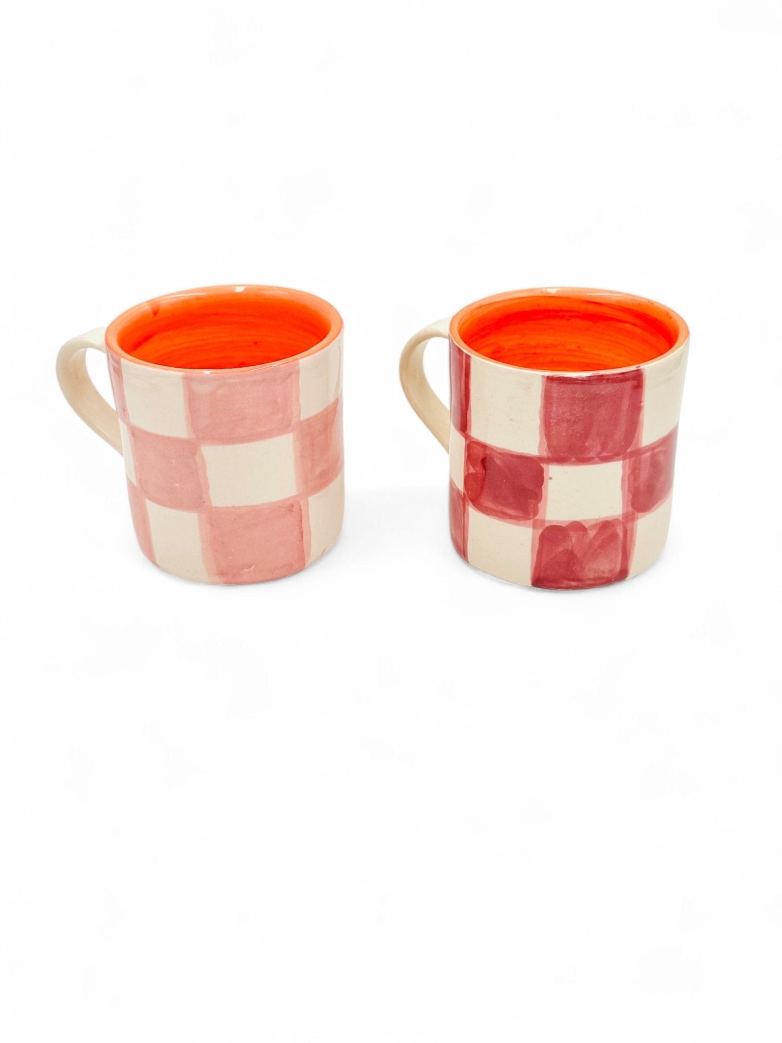 Taza SQUARE PINK - DUO - moruecoceramicas