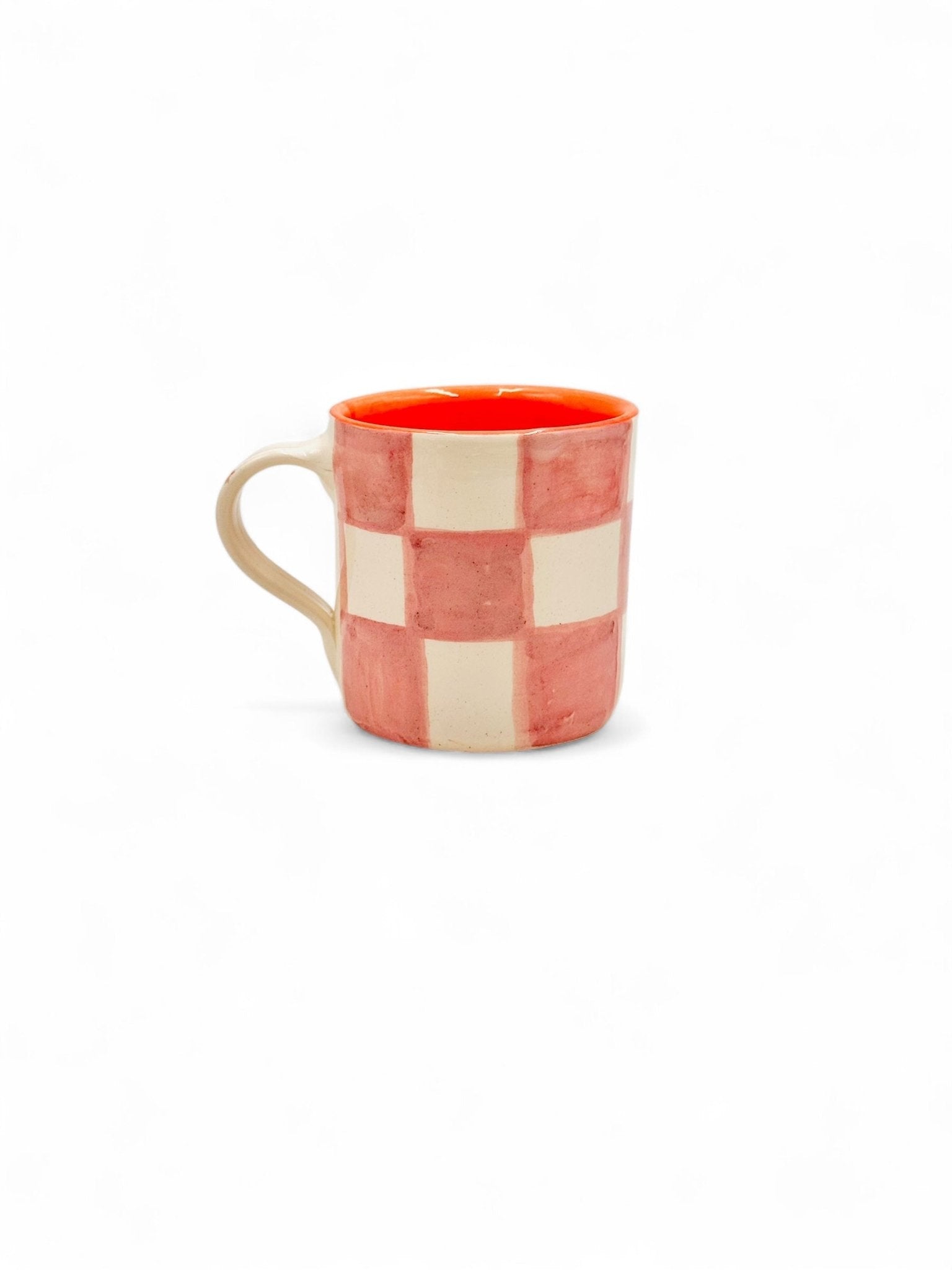 Taza SQUARE PINK - DUO - moruecoceramicas