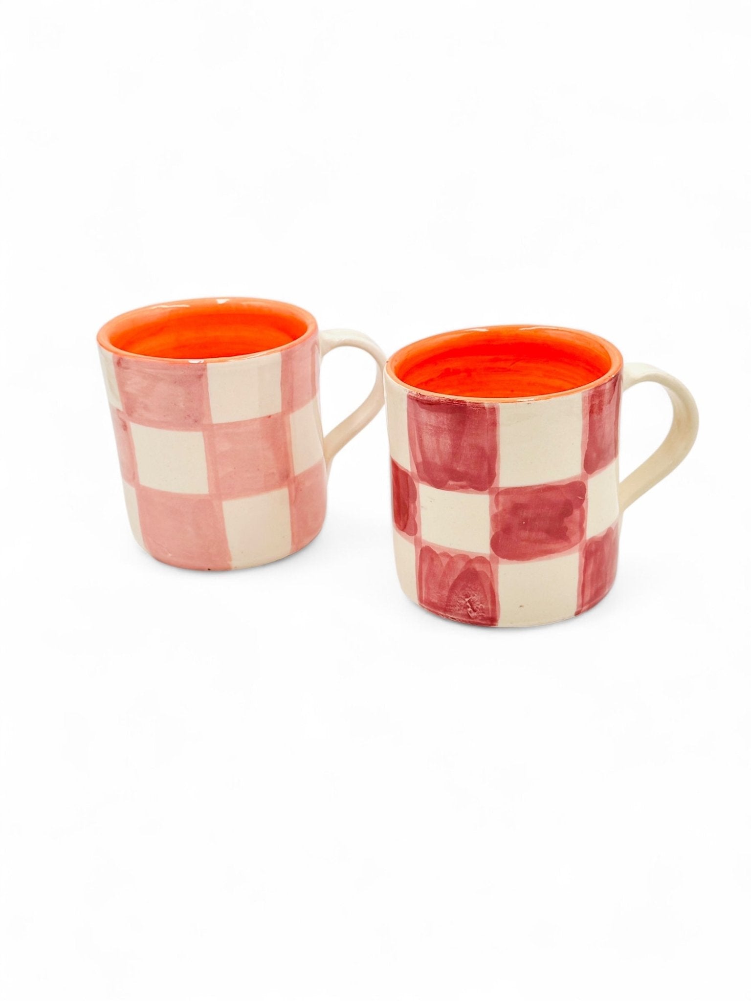 Taza SQUARE PINK - DUO - moruecoceramicas