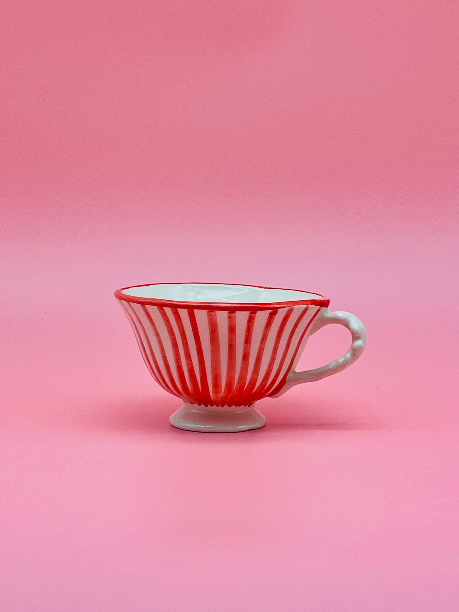 Taza Stripes - Pink - moruecoceramicas