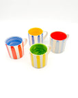 Taza Stripes Yellow-Green - DUO - moruecoceramicas