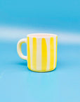 Taza Yellow Stripes Morueco - moruecoceramicas