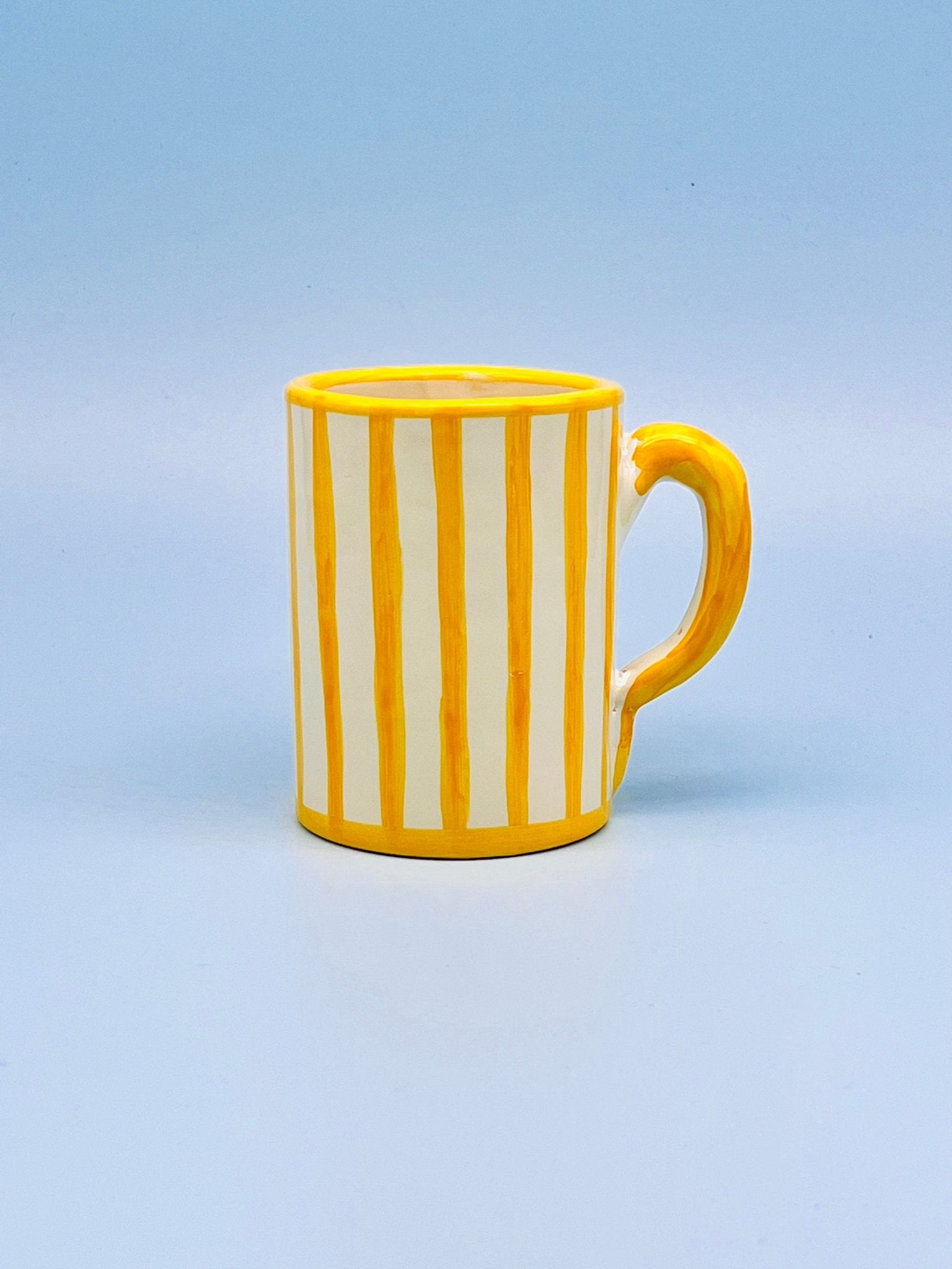 Taza Yellow Stripes Morueco The Brand - moruecoceramicas