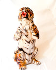 Tigre de Bengala en pie (90cm) - moruecoceramicas