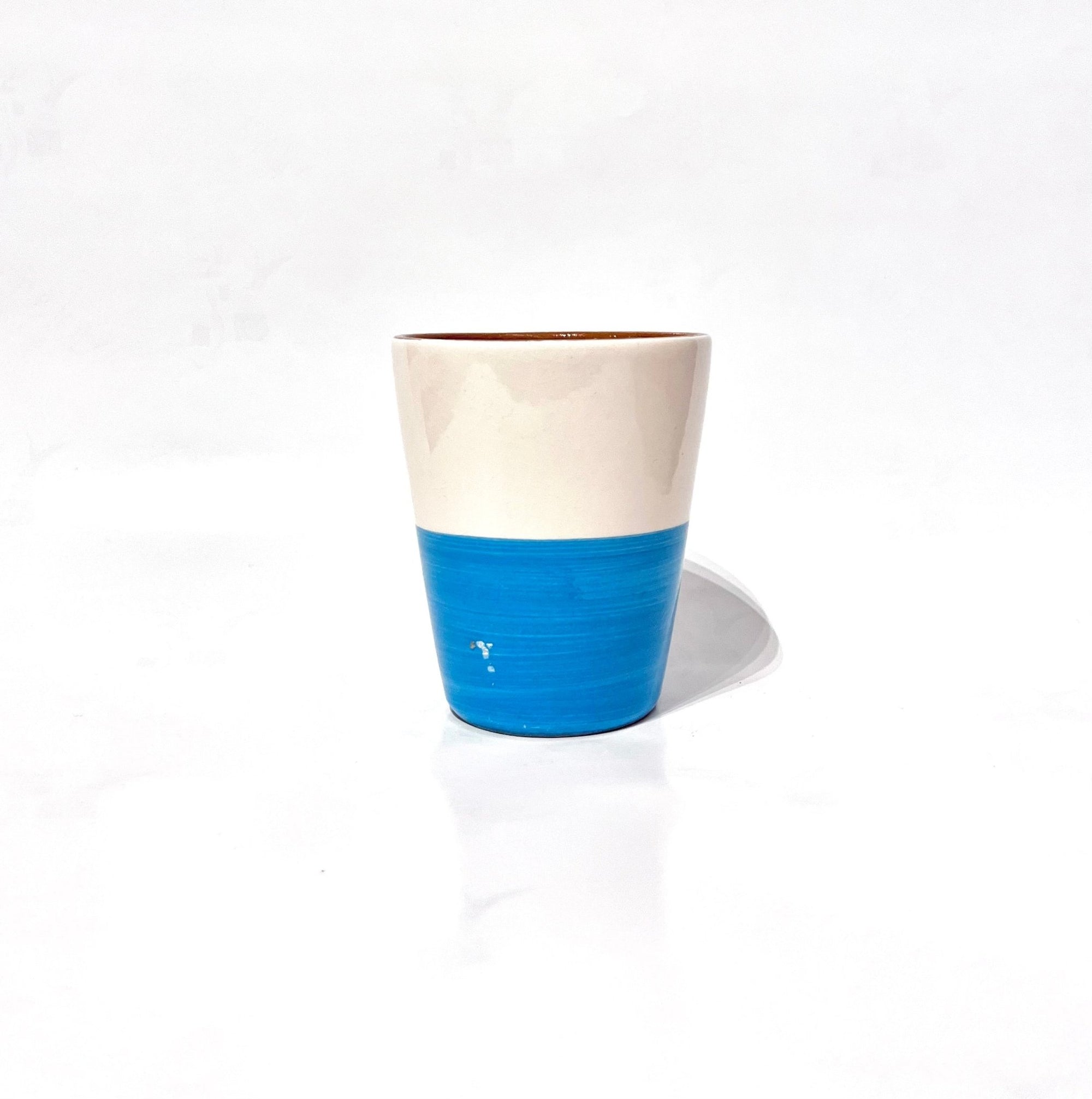 Vaso azul-blanco - moruecoceramicas