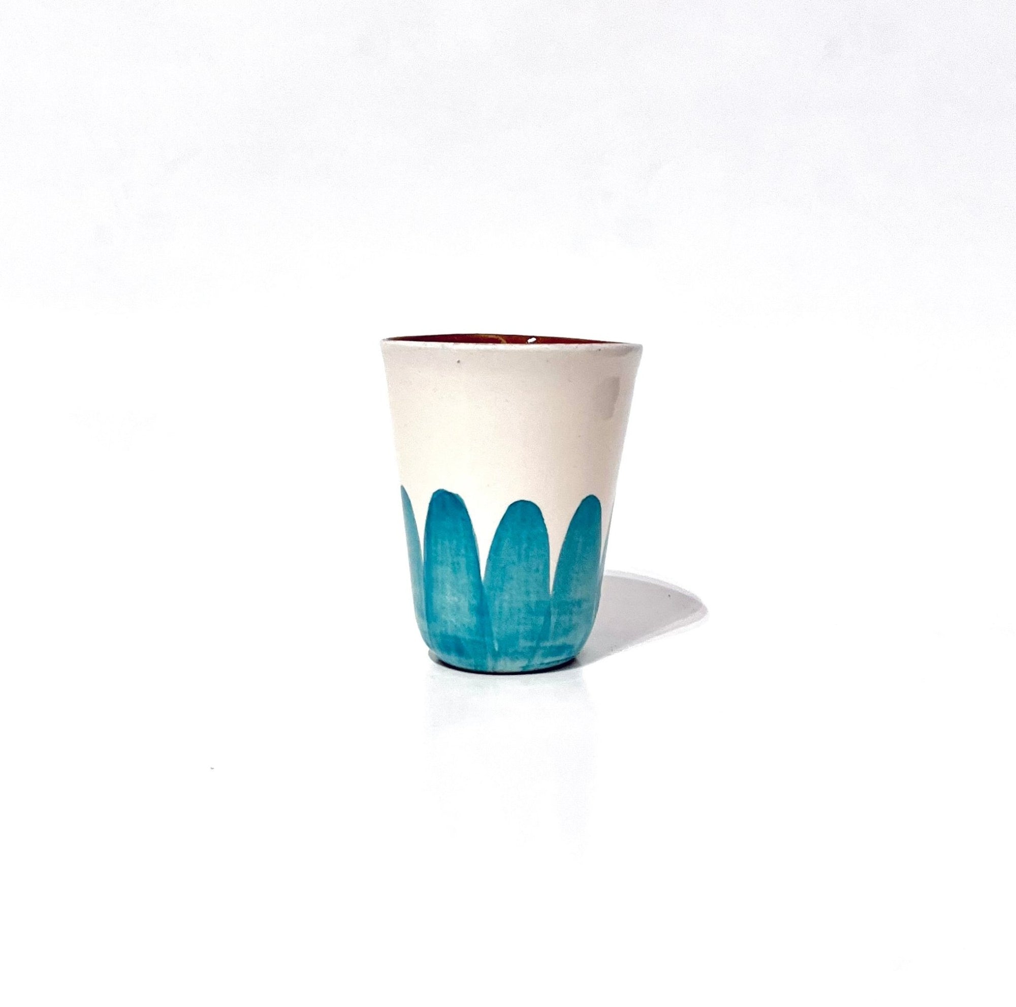 Vaso mini pétalos - varios colores - moruecoceramicas