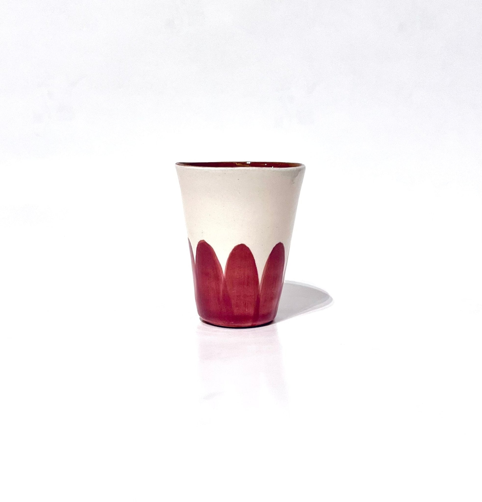 Vaso mini pétalos - varios colores - moruecoceramicas