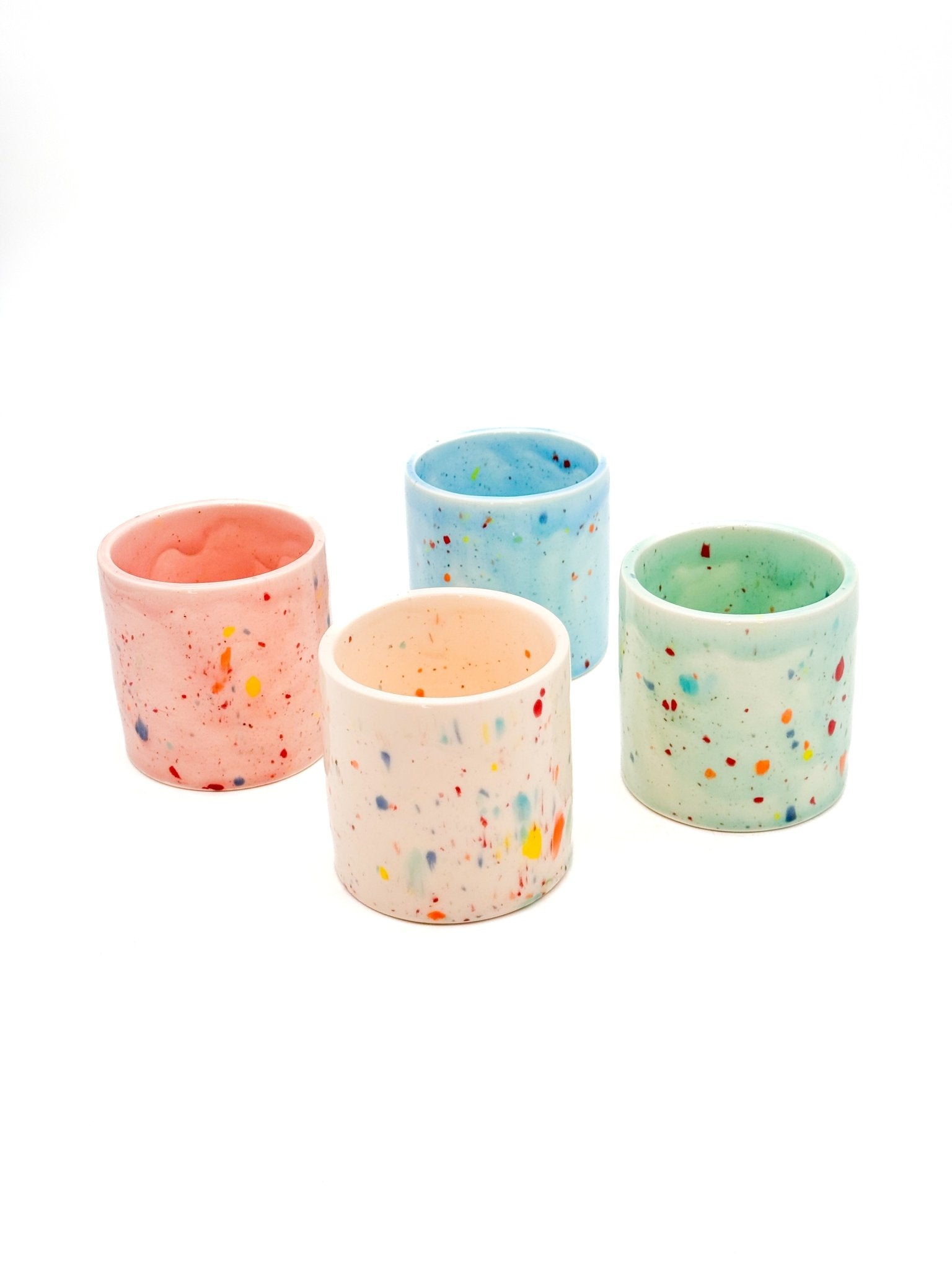 Vaso pintas - varios colores - moruecoceramicas