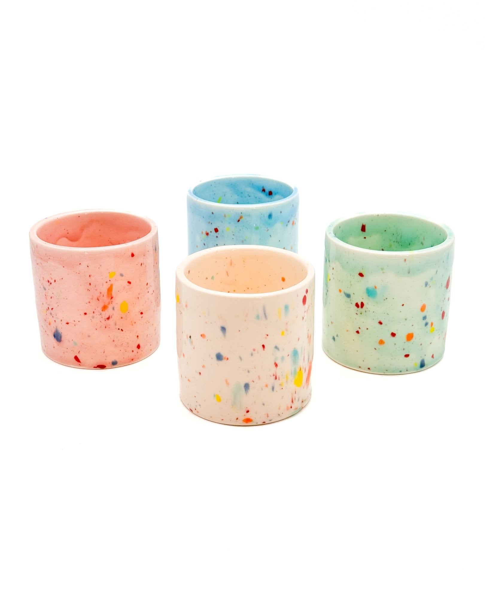 Vaso pintas - varios colores - moruecoceramicas