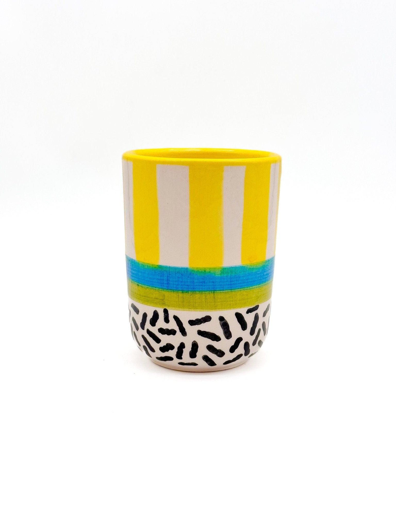 Vaso Sass-Y Amarillo - moruecoceramicas