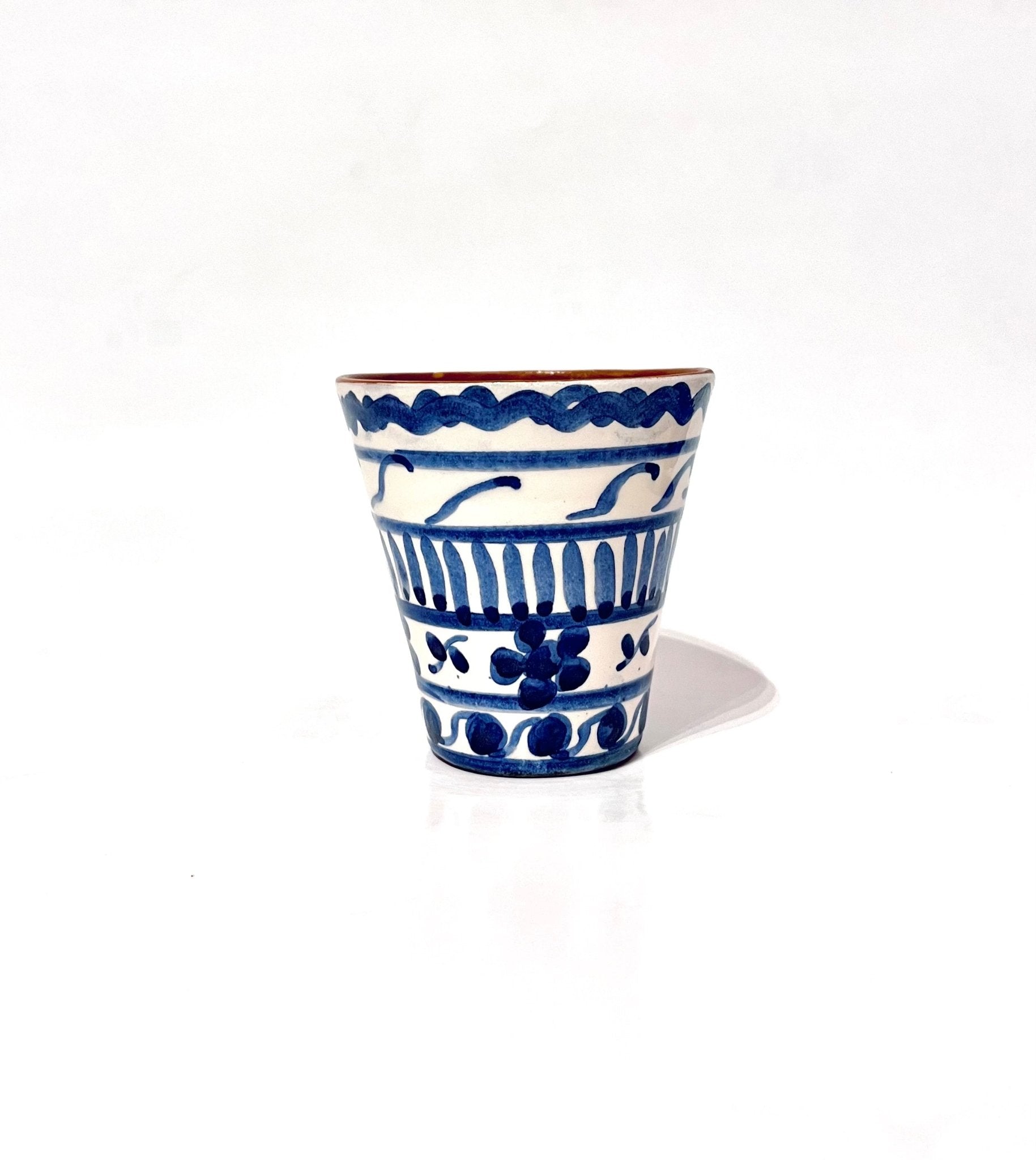 Vaso tradicional azul - moruecoceramicas