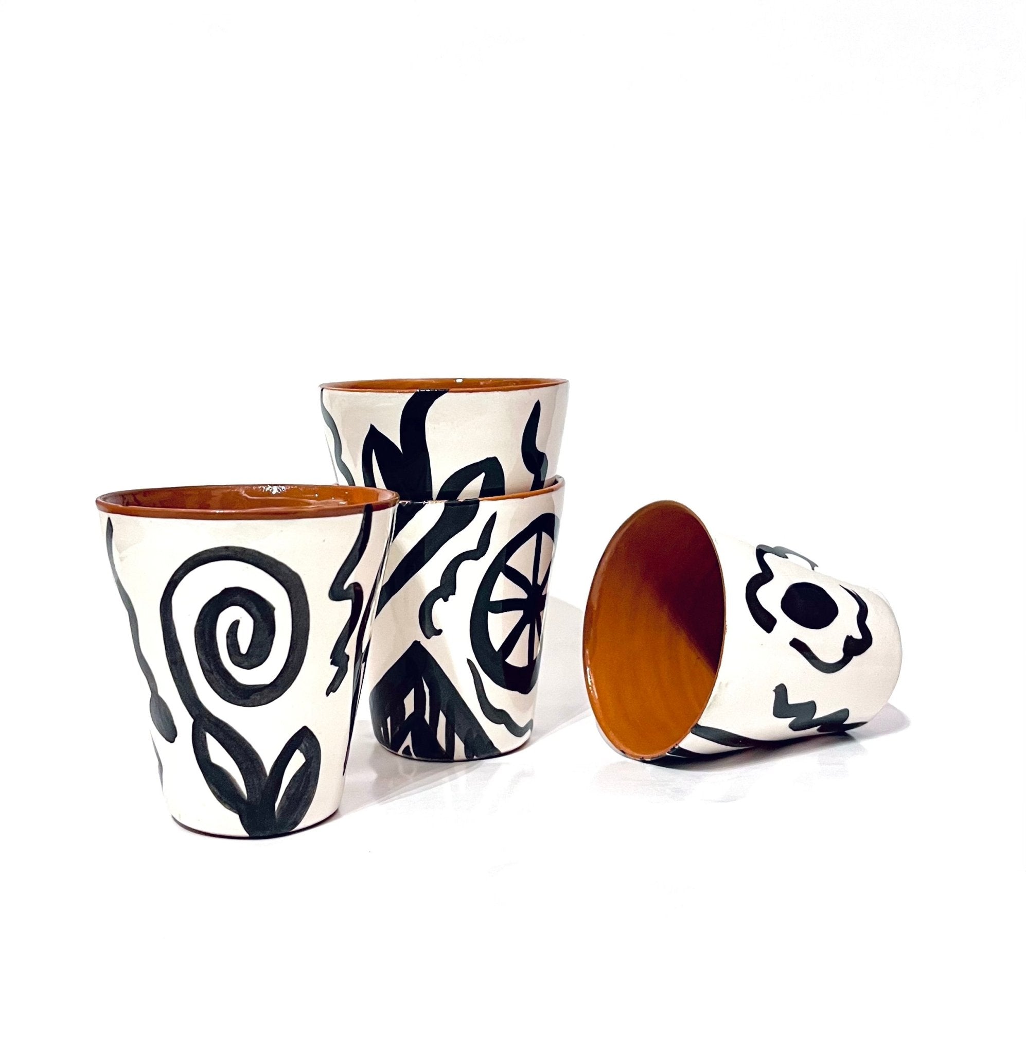 Vaso Tribal Negro - moruecoceramicas