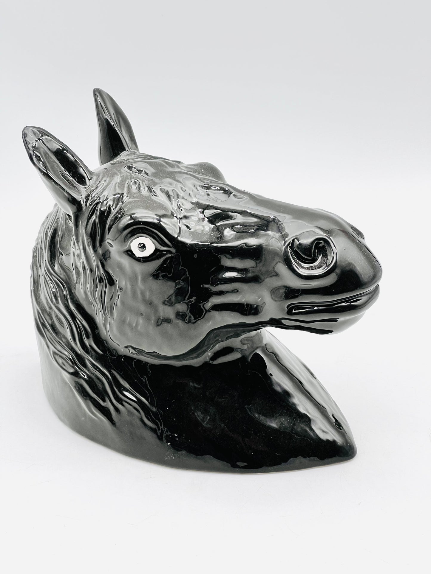 Cabeza de caballo de cerámica 22cm
