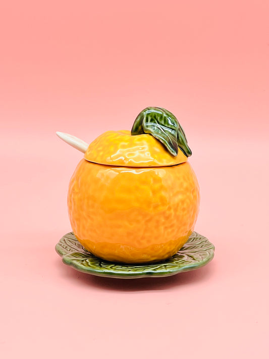 Azucarero - Compotera Naranja