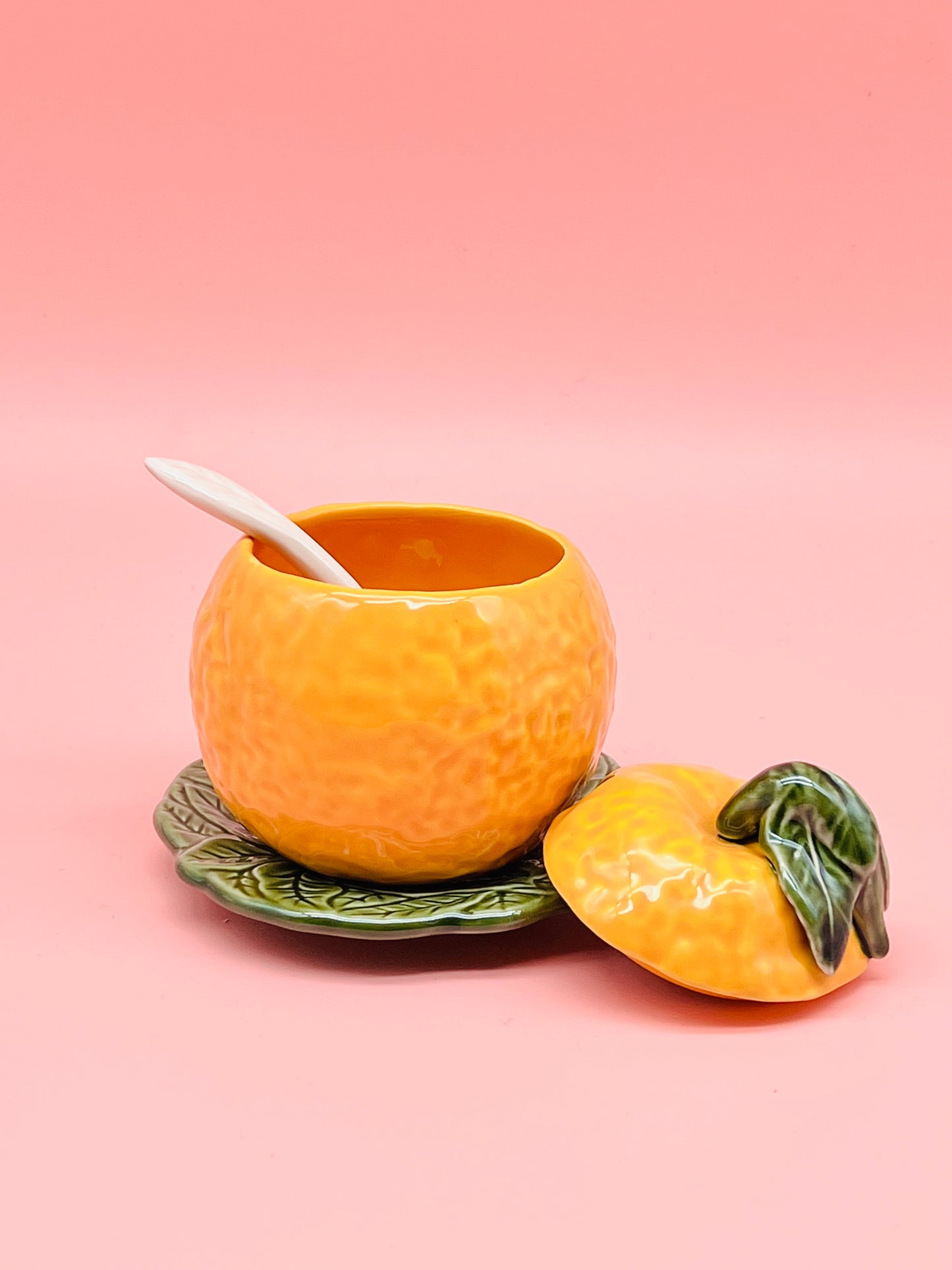 Azucarero - Compotera Naranja
