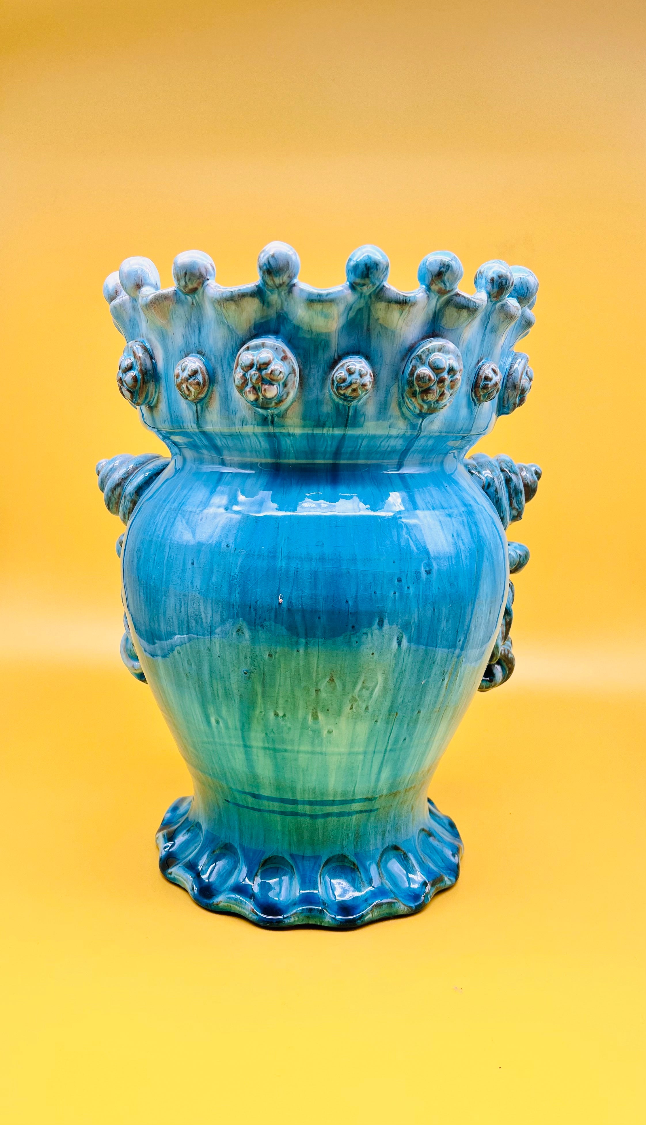 Testa de reina turquesa 32cm