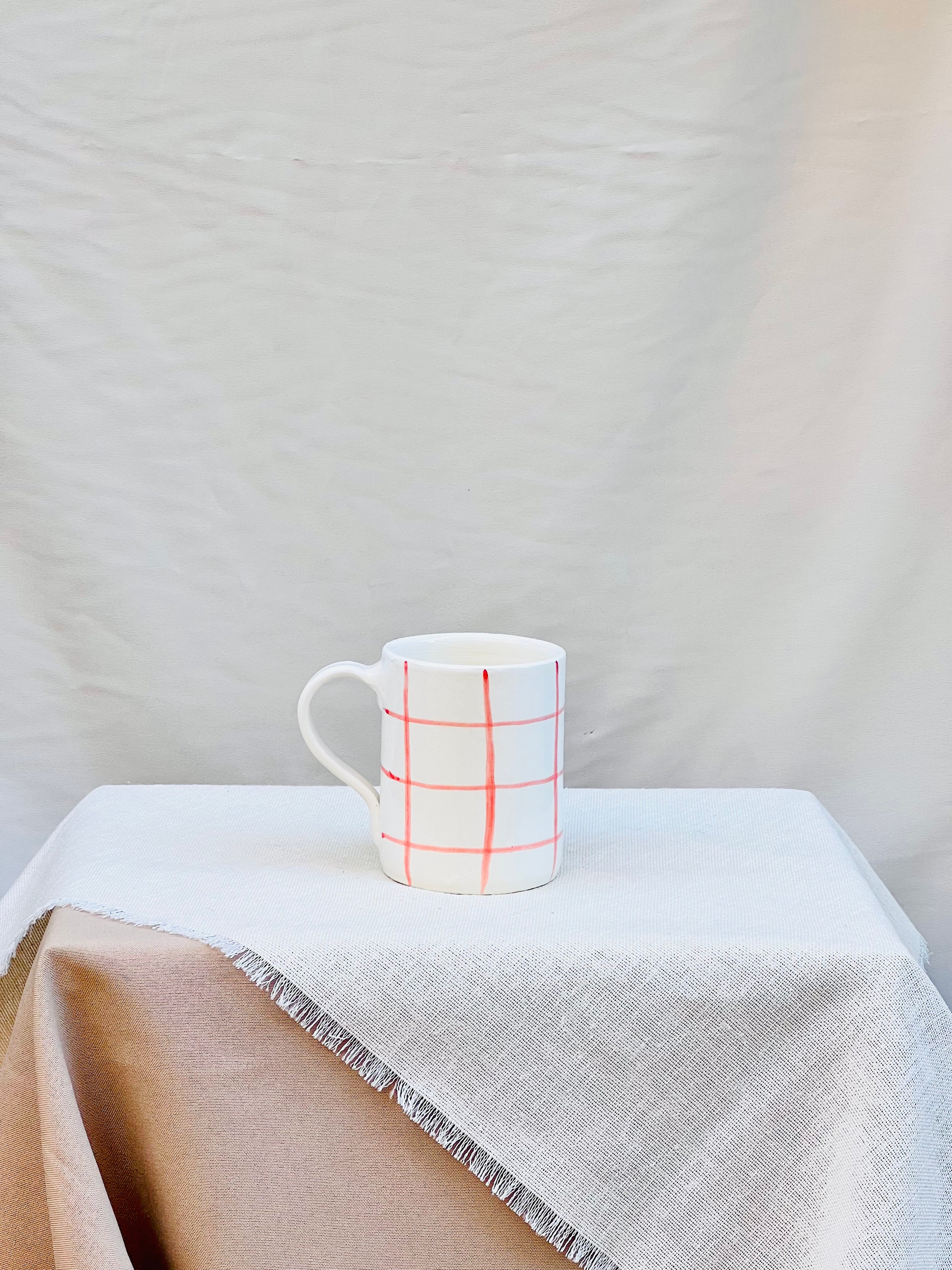Taza The Grid roja