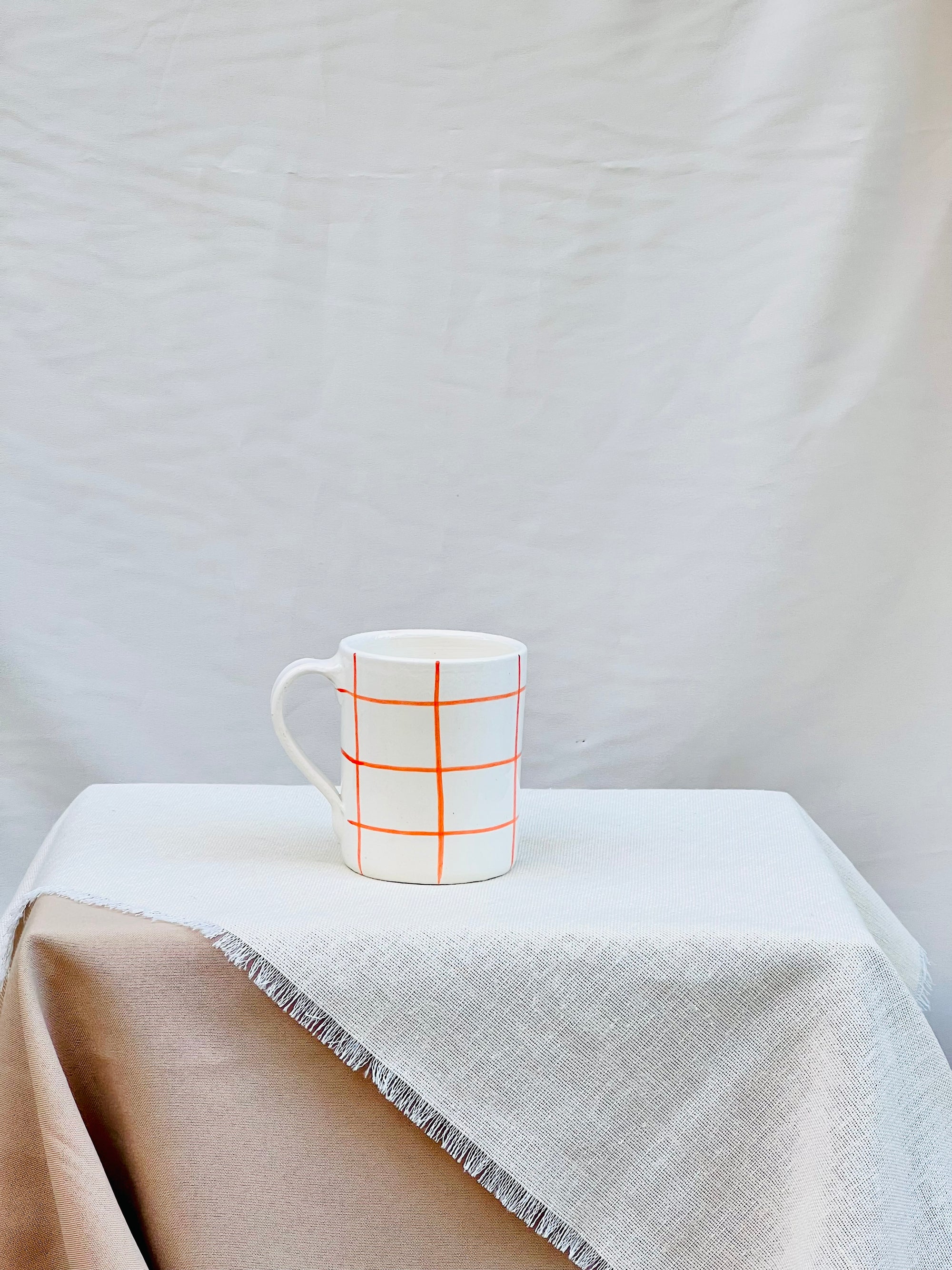 Taza The Grid naranja