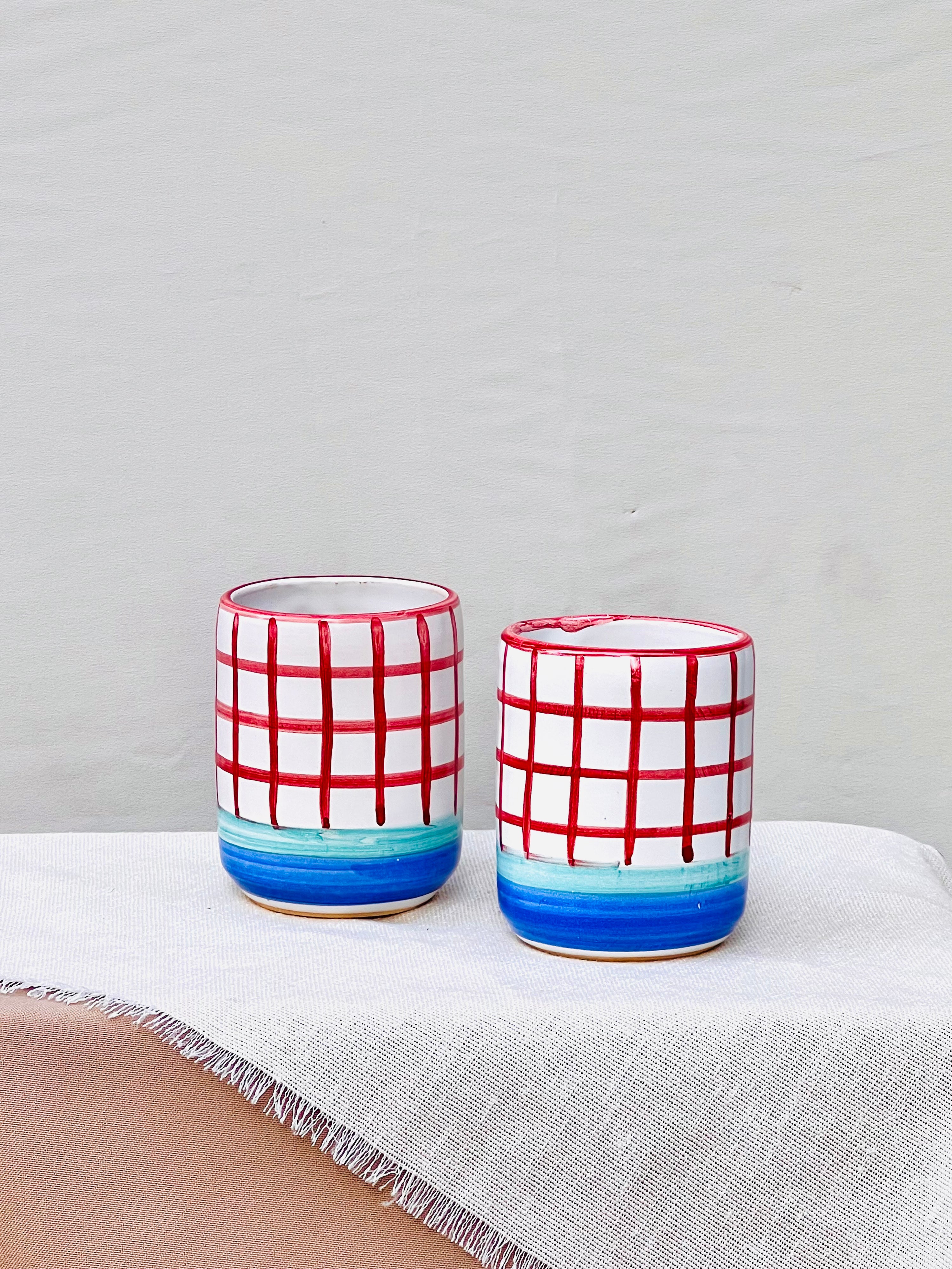 Vaso Summer91 rojo-Azul