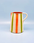 Jarra Stripes Orange-Green 1,5L