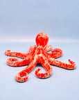 Pulpo de cerámica rojo