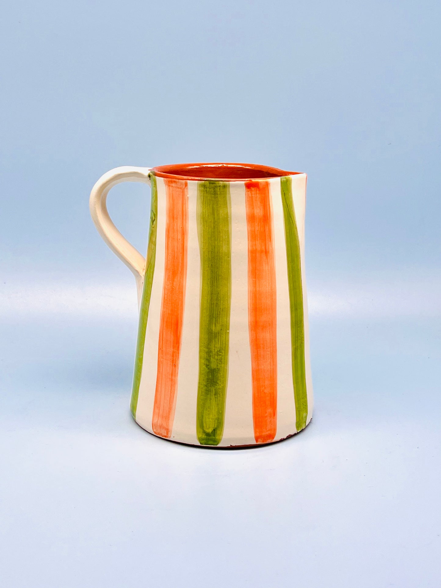 Jarra Stripes Orange-Green 1,5L