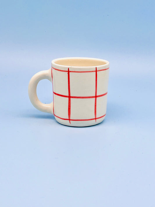 Taza The Grid Red