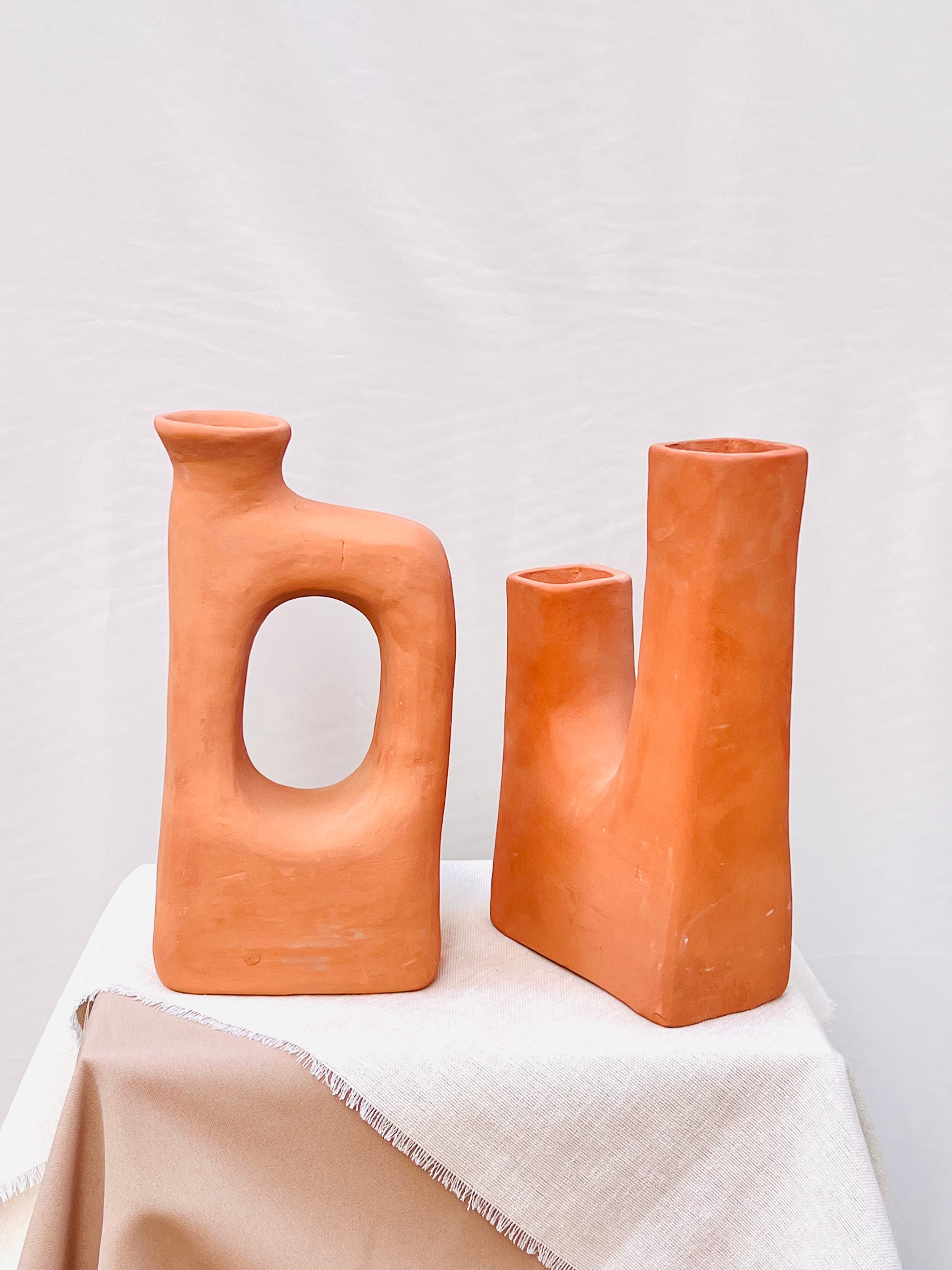 Jarrón Terracota doble