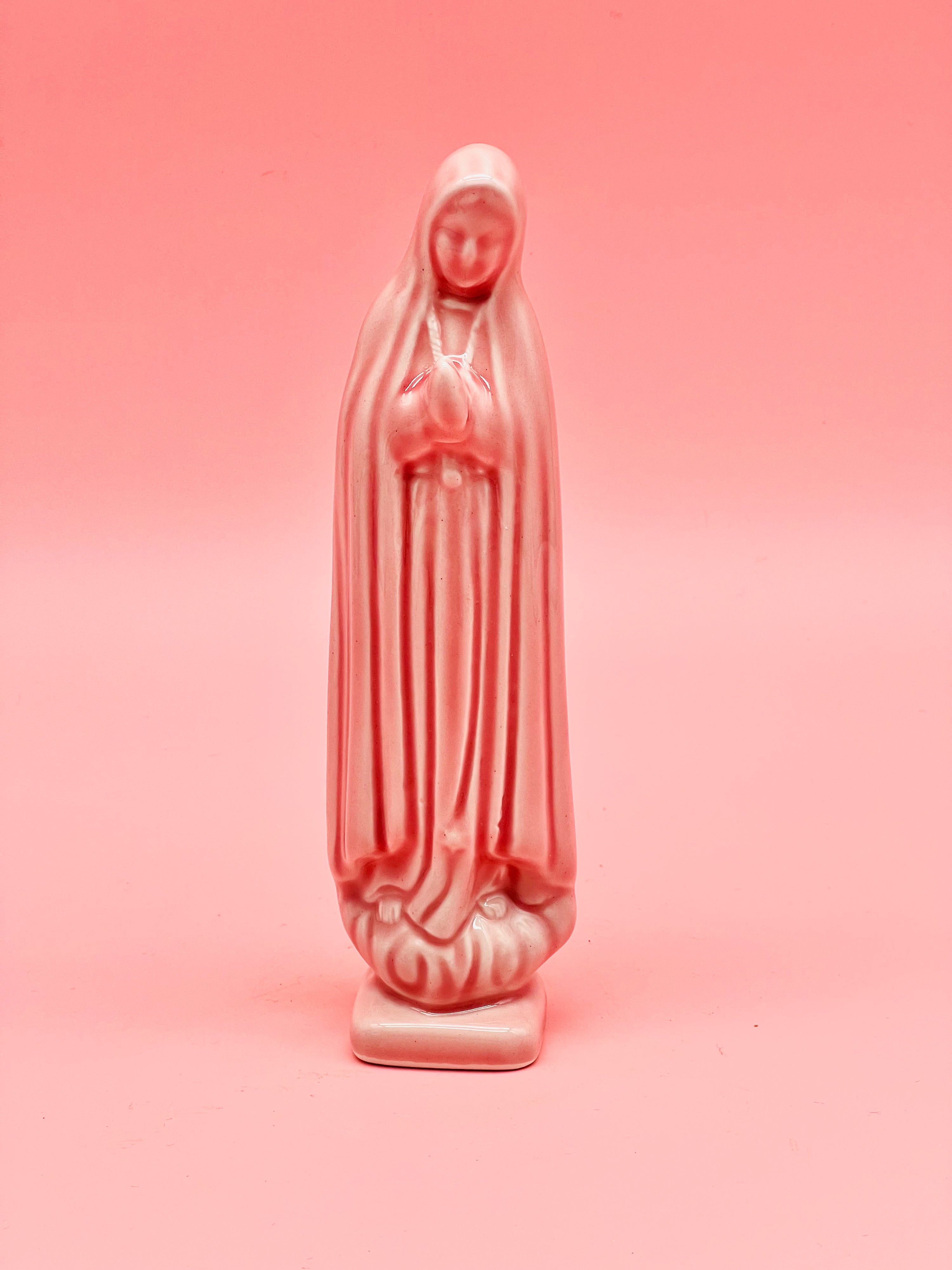 Virgen de cerámica pequeña