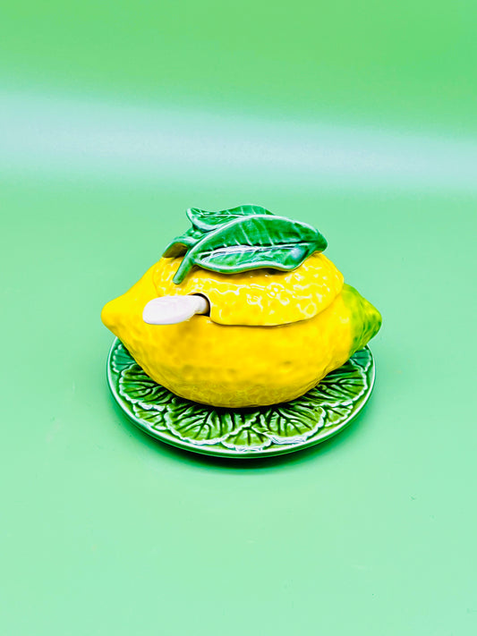 Azucarero - compotera limón